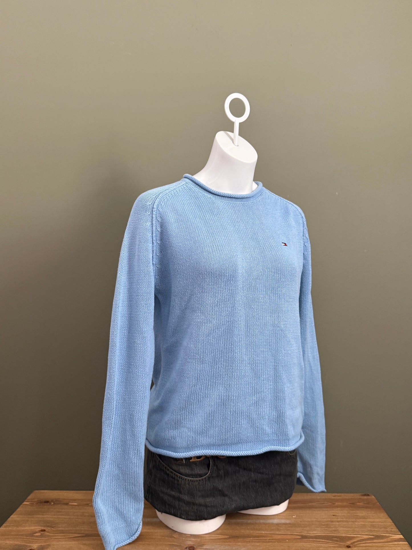 Baby Blue Tommy Hilfiger Knit Jukper (M)