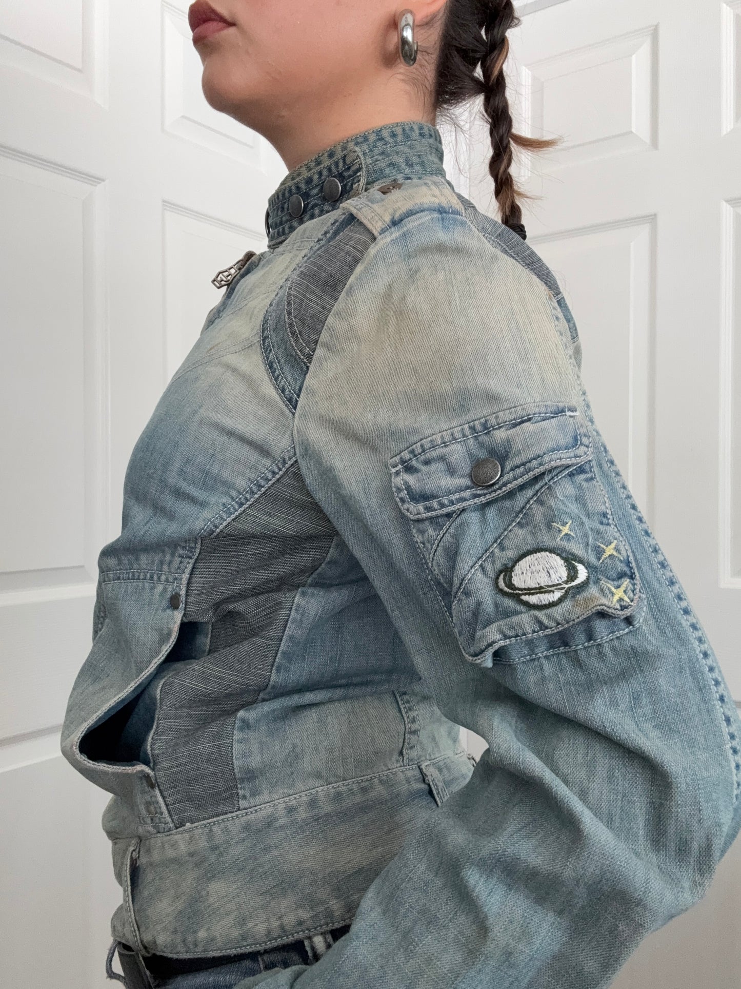 Diesel Denim Biker Jacket (L)