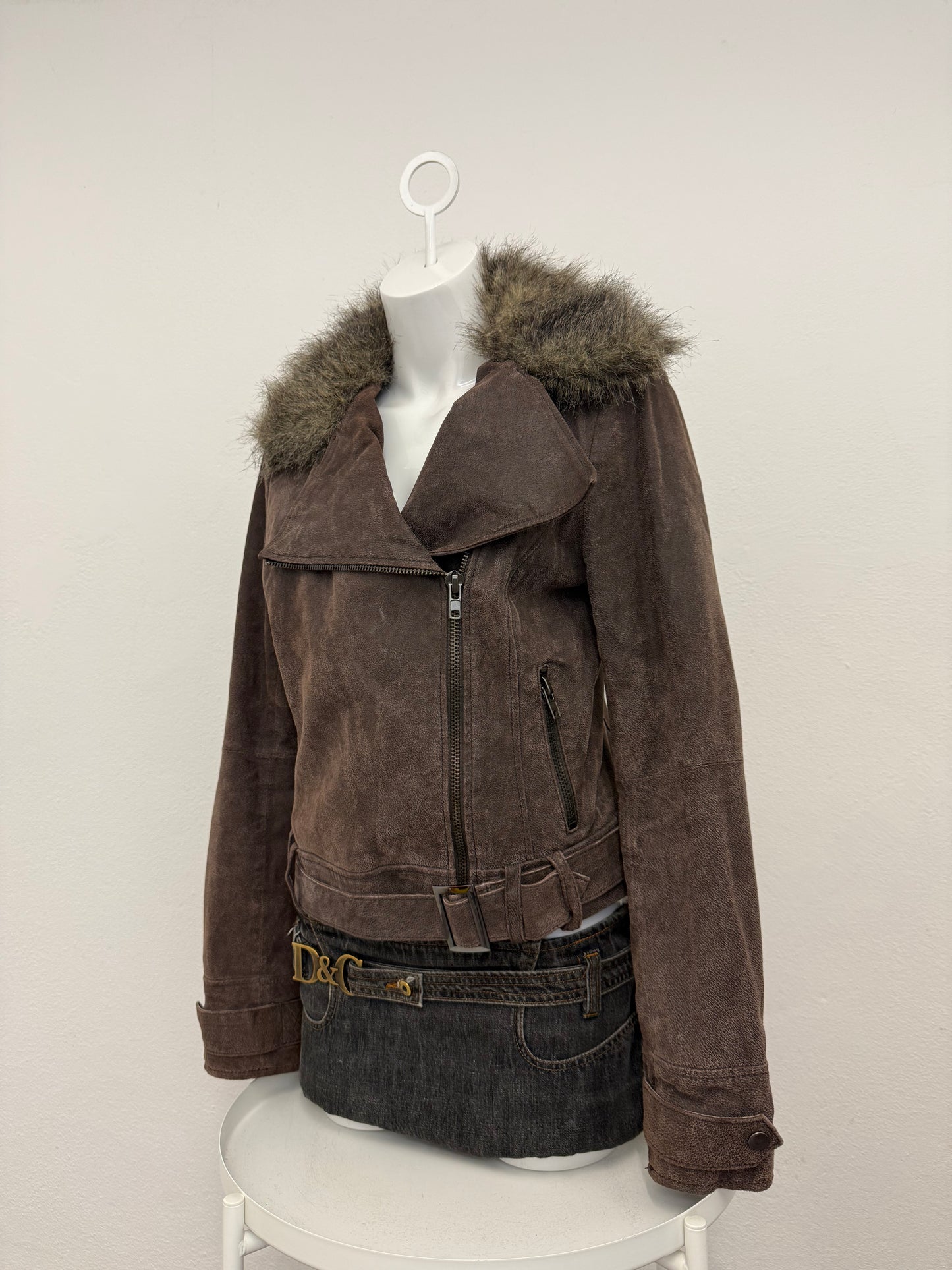 Jane Norman Suede Jacket (UK14)