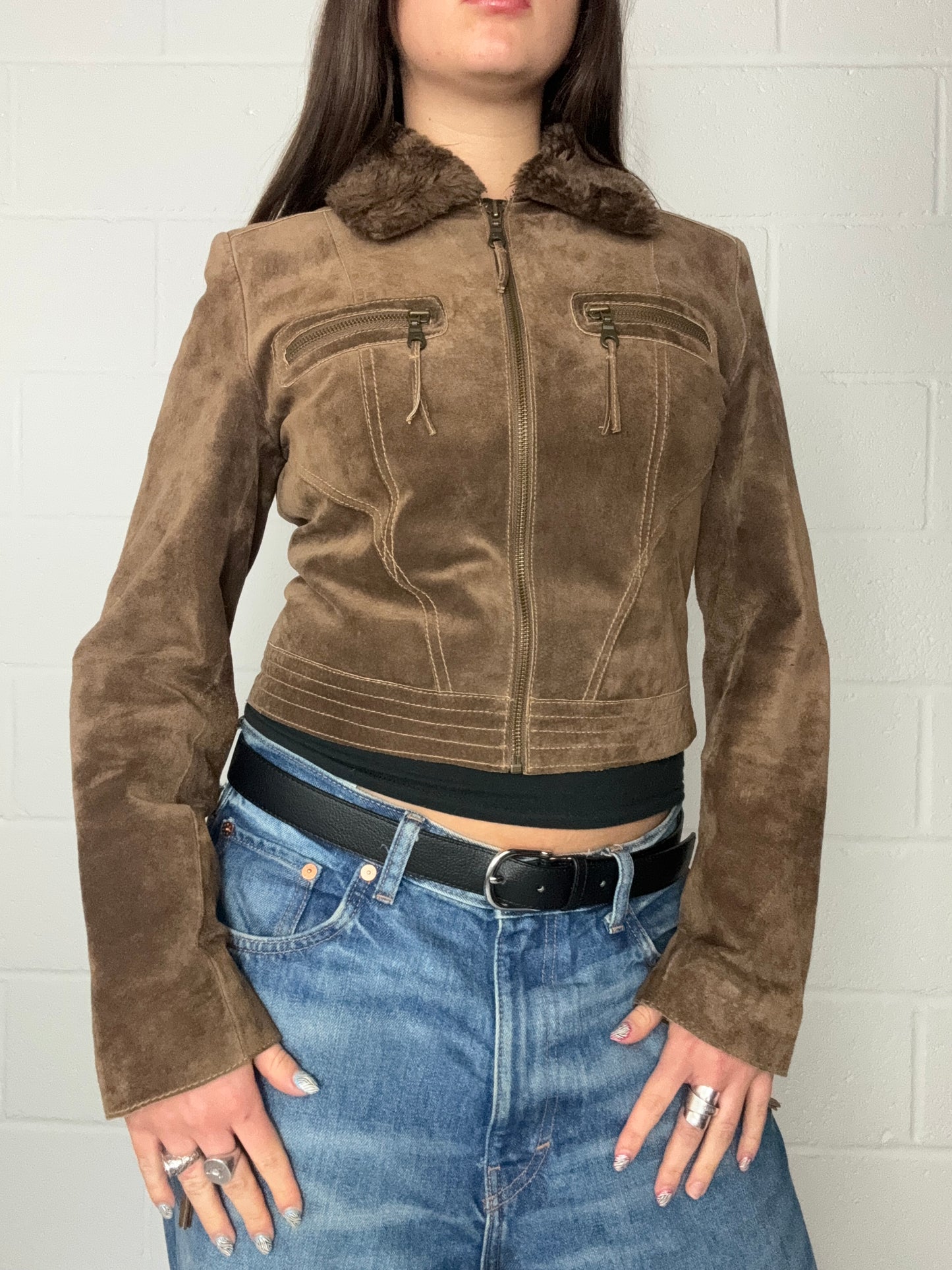 Brown Suede Jacket