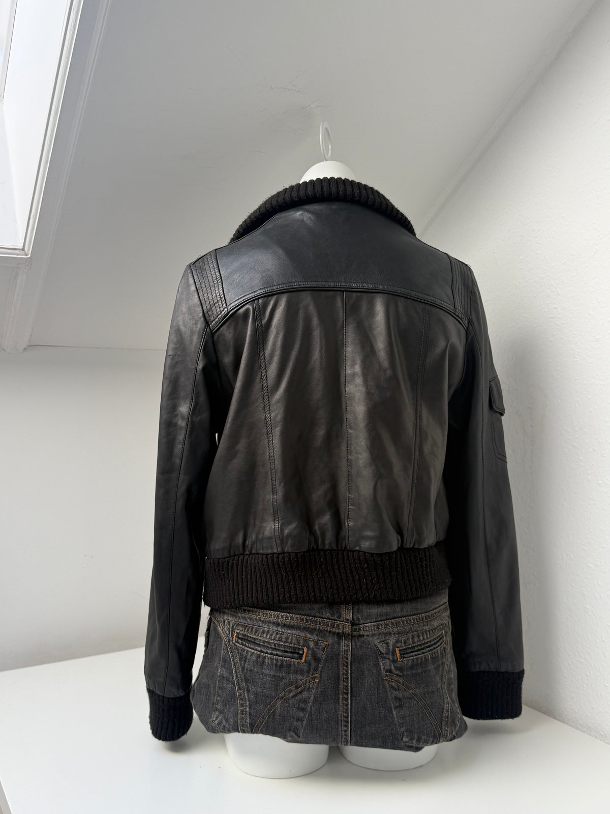 Vintage Leather Jacket (UK16)