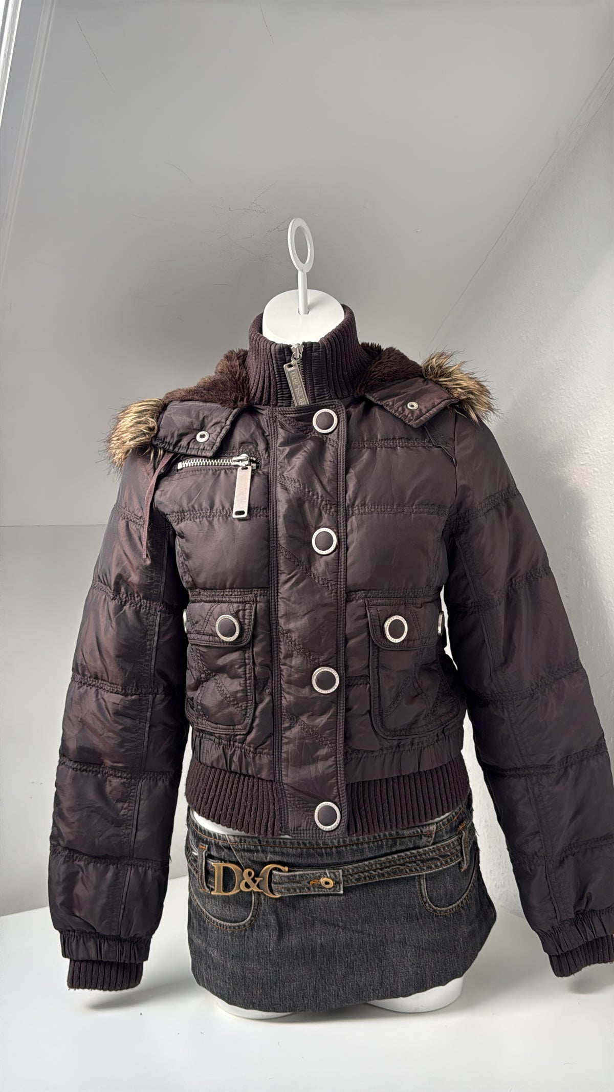Y2K Puffer Jacket (UK10)