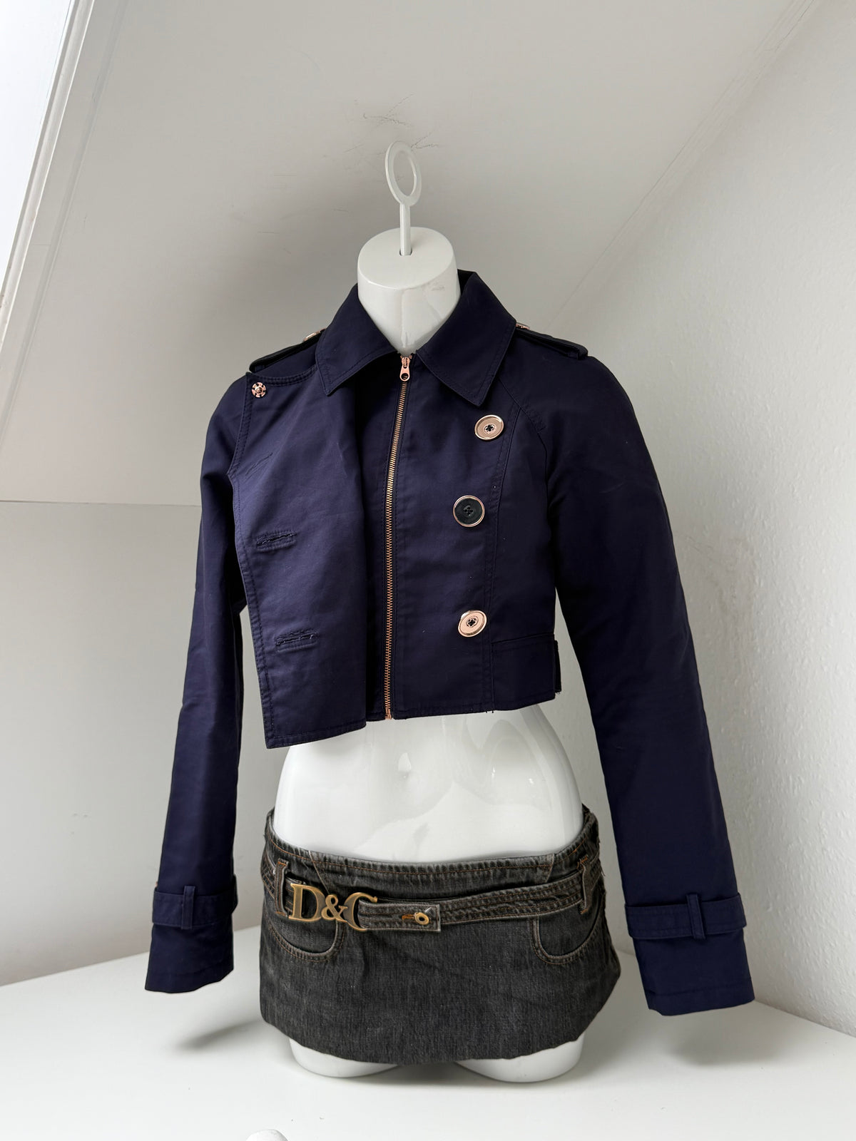 Ted Baker Cropped Trench Coat (XS)