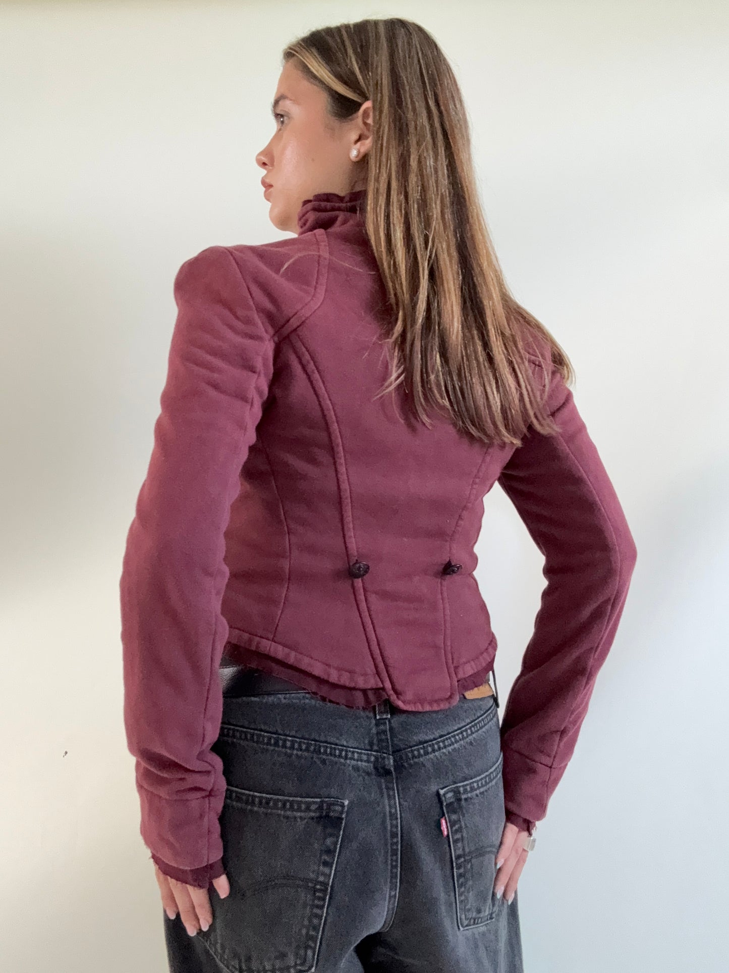 Diesel Asymmetrical Jacket, Removable Pouch (XS)