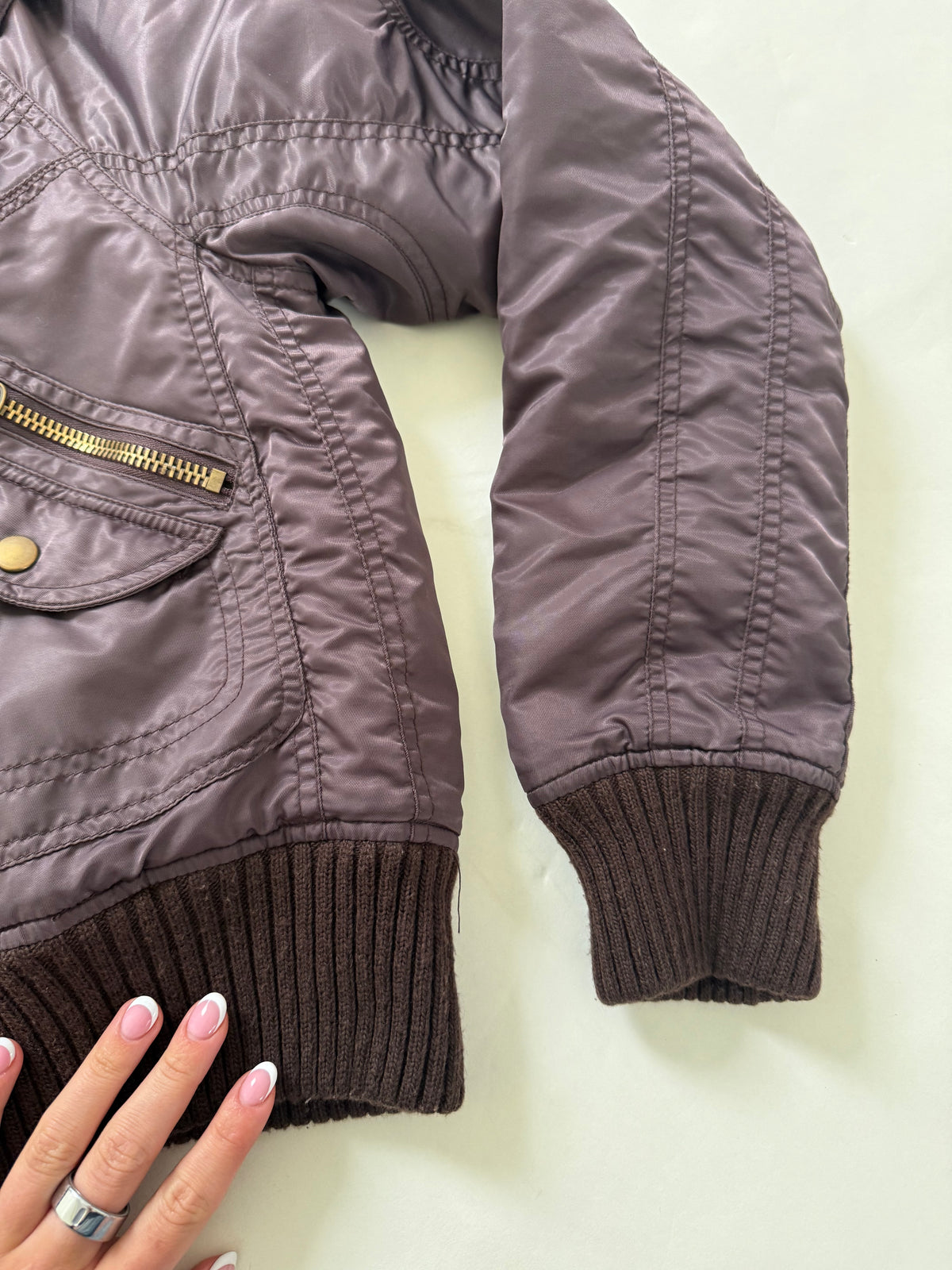 Y2K Bomber Jacket (UK12)