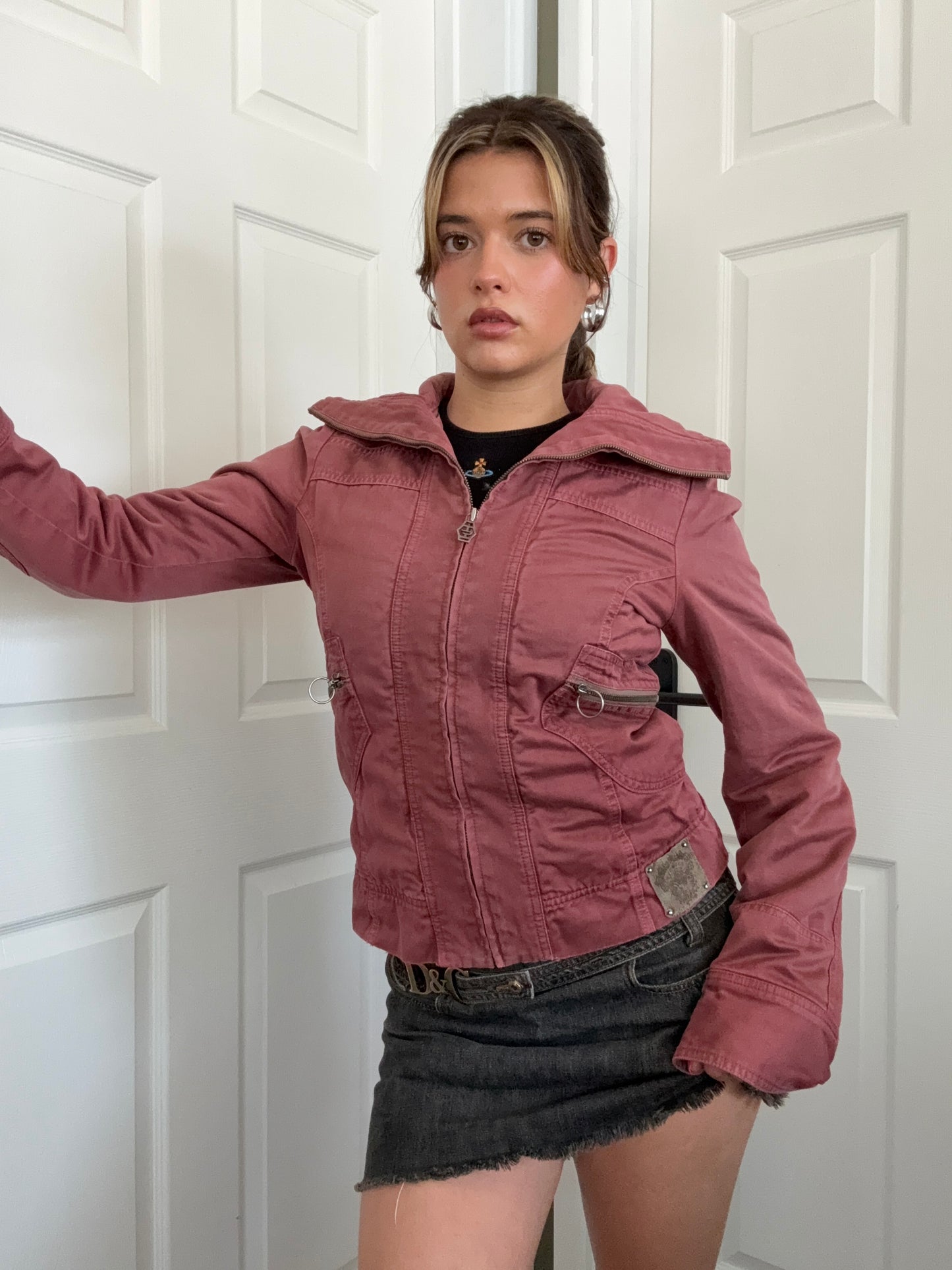 Vintage Diesel Funnel Neck Jacket (M)