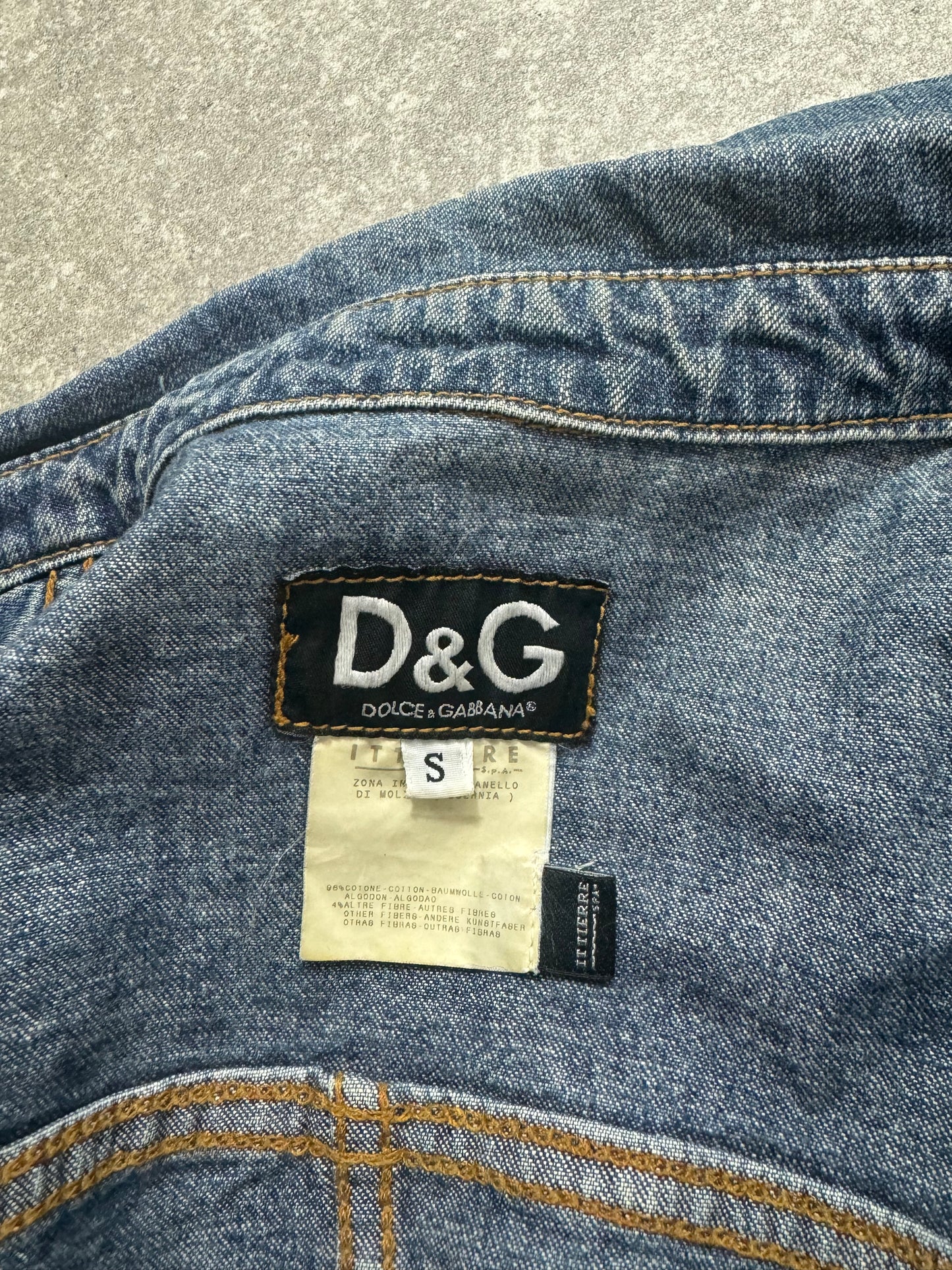 D&G Fitted Denim Jacket (S)