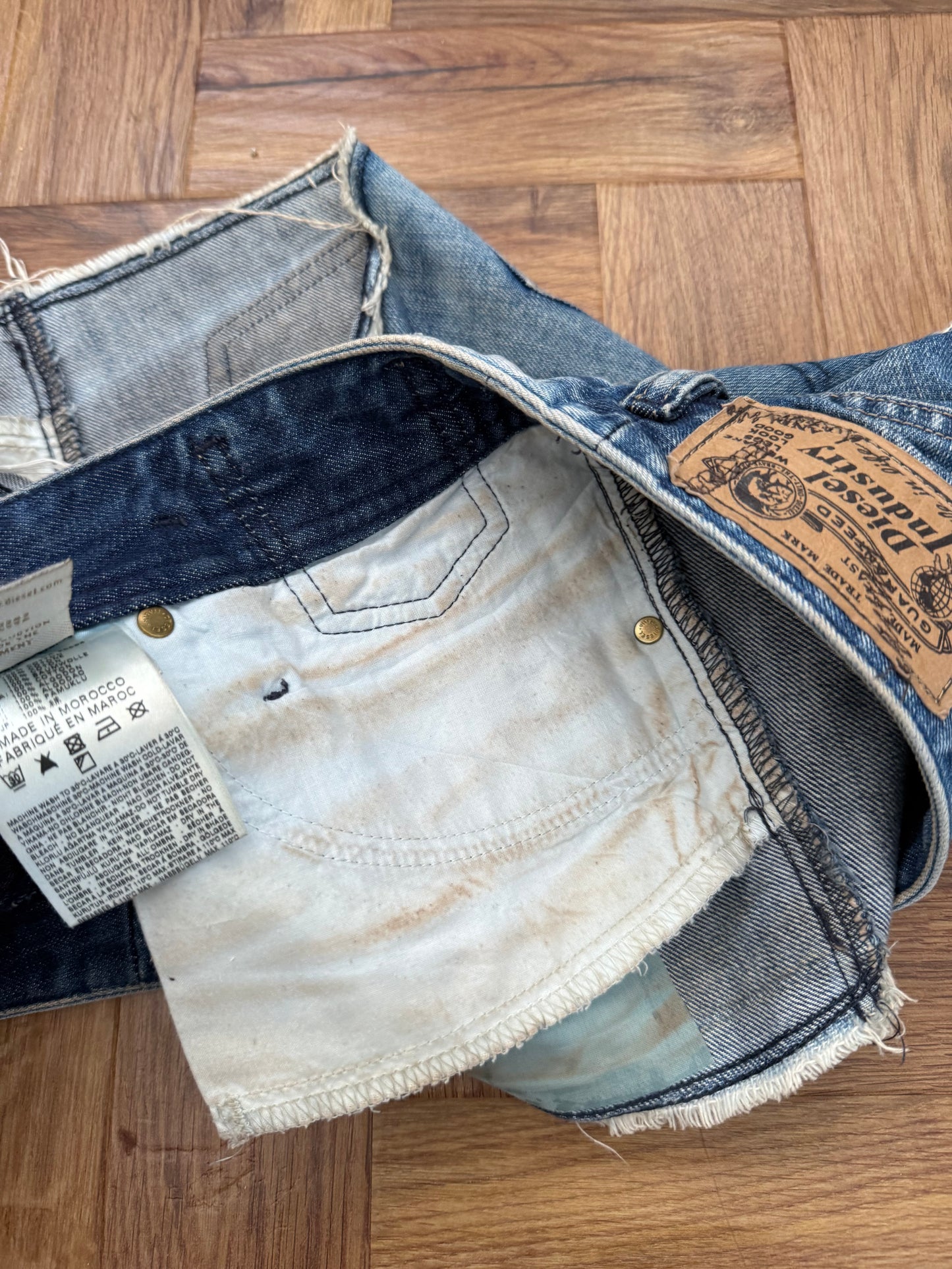 Diesel Mini Denim Shorts (XS)