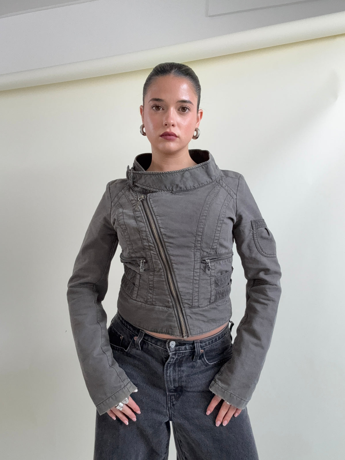 Diesel Cropped Utility Jacket (M)