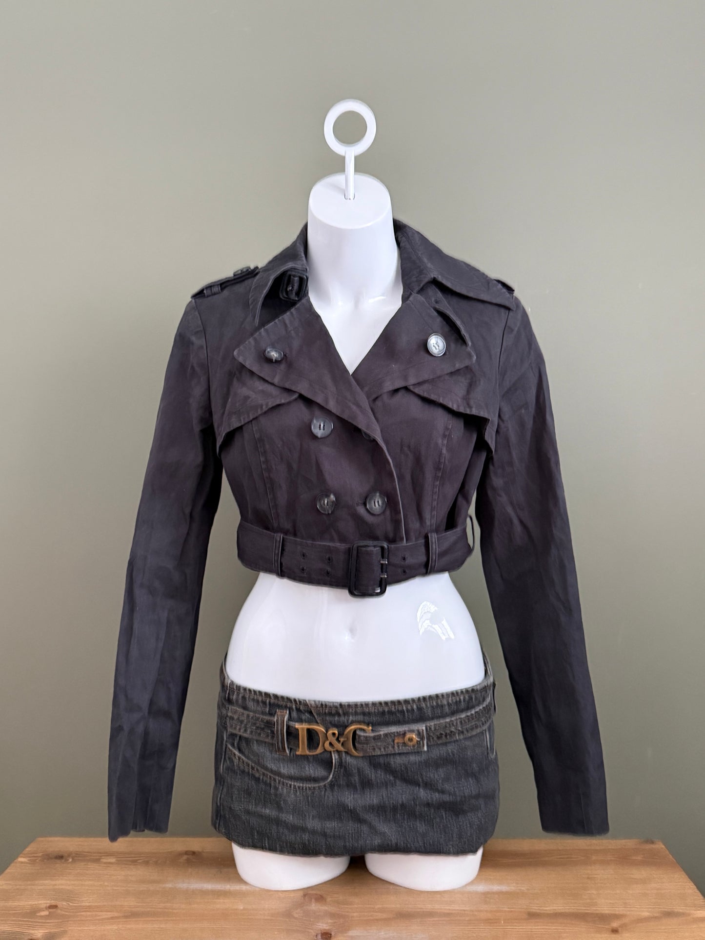 Allsaints 2 in 1 Short Trench Coat (UK14)
