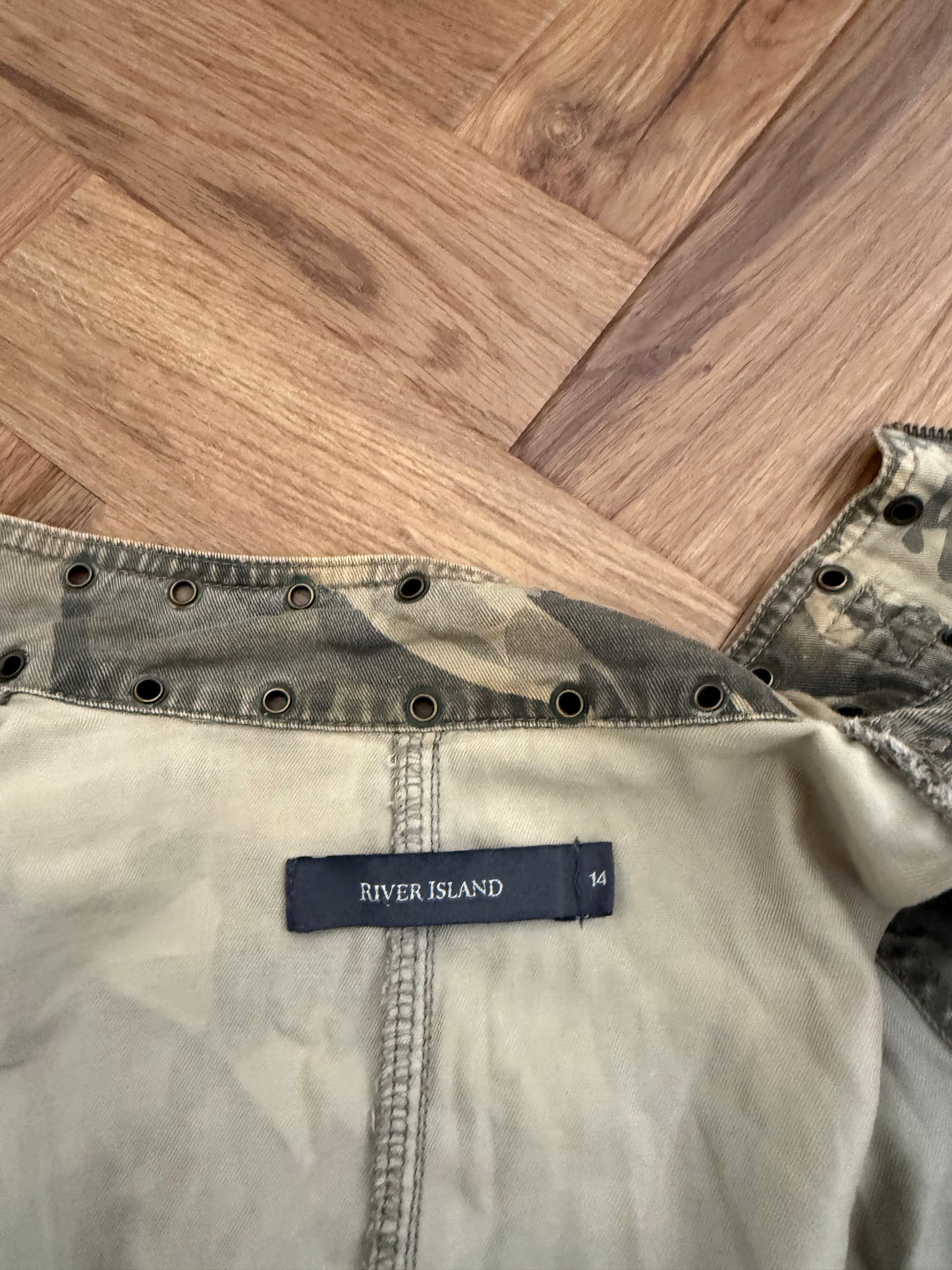 Camo Cargo Jacket (UK14)
