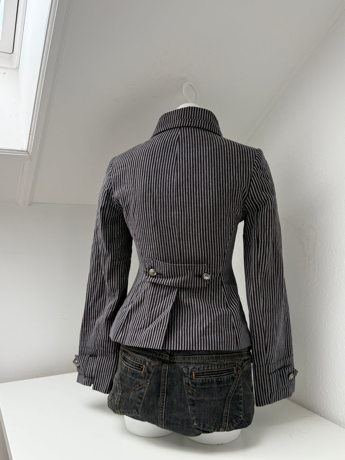 Striped Military Jacket (UK8)