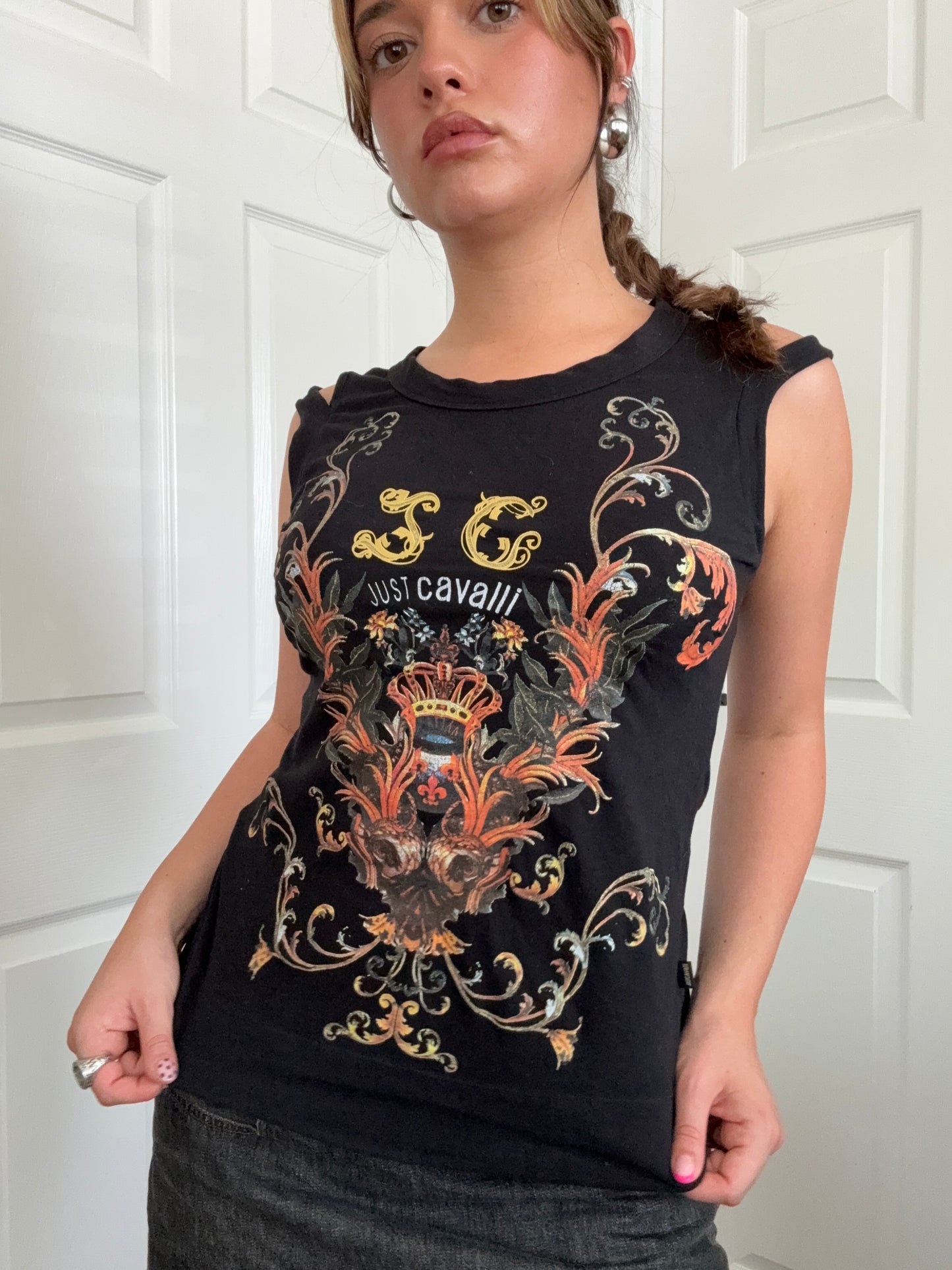 Cavalli Vest Top (S)