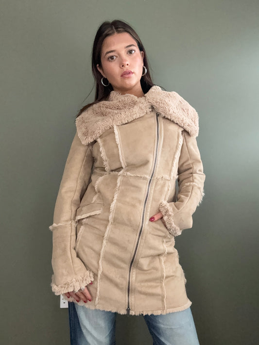 DKNY Faux Fur Jacket (S)