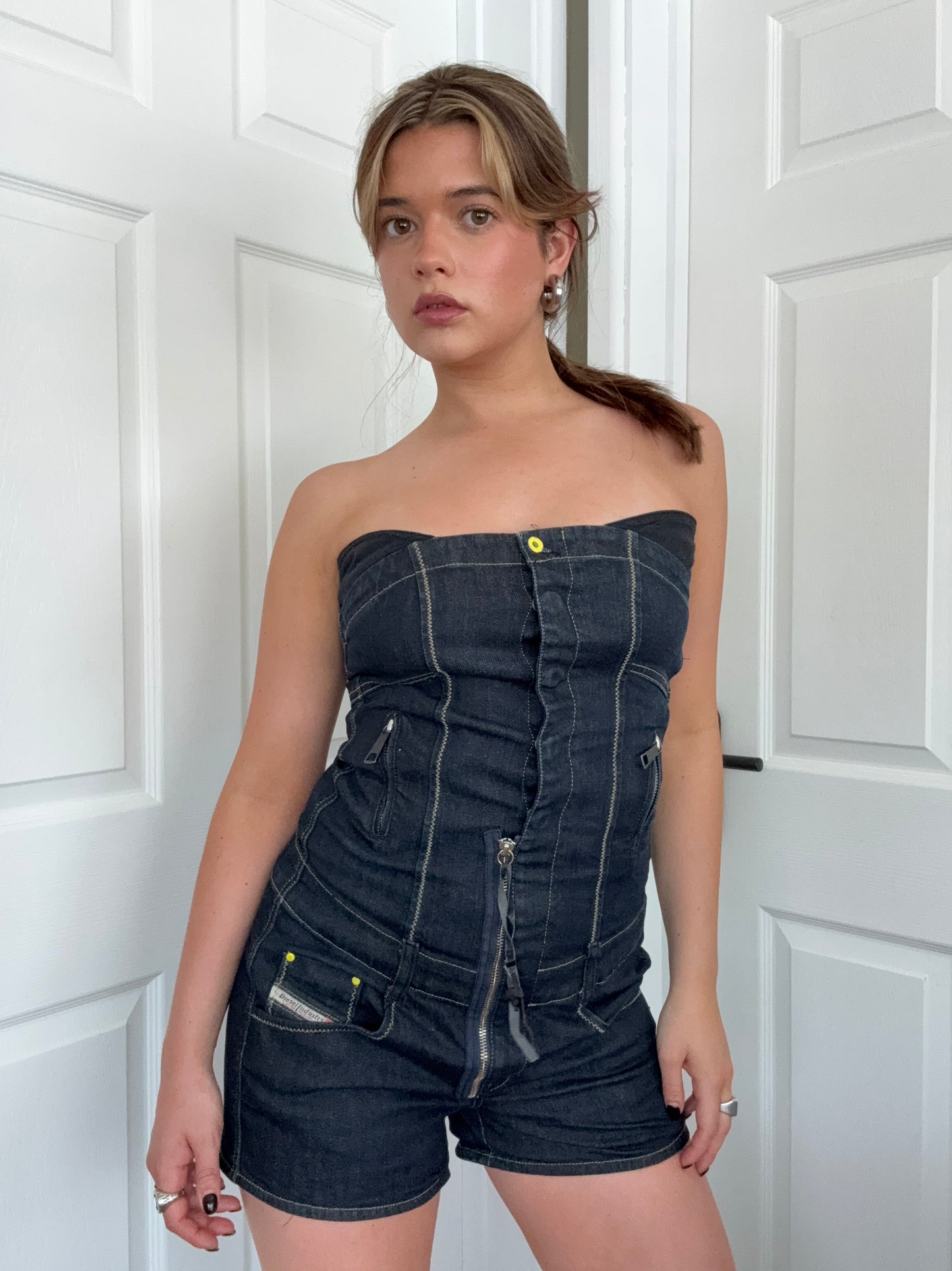 Diesel Denim Playsuit (L)