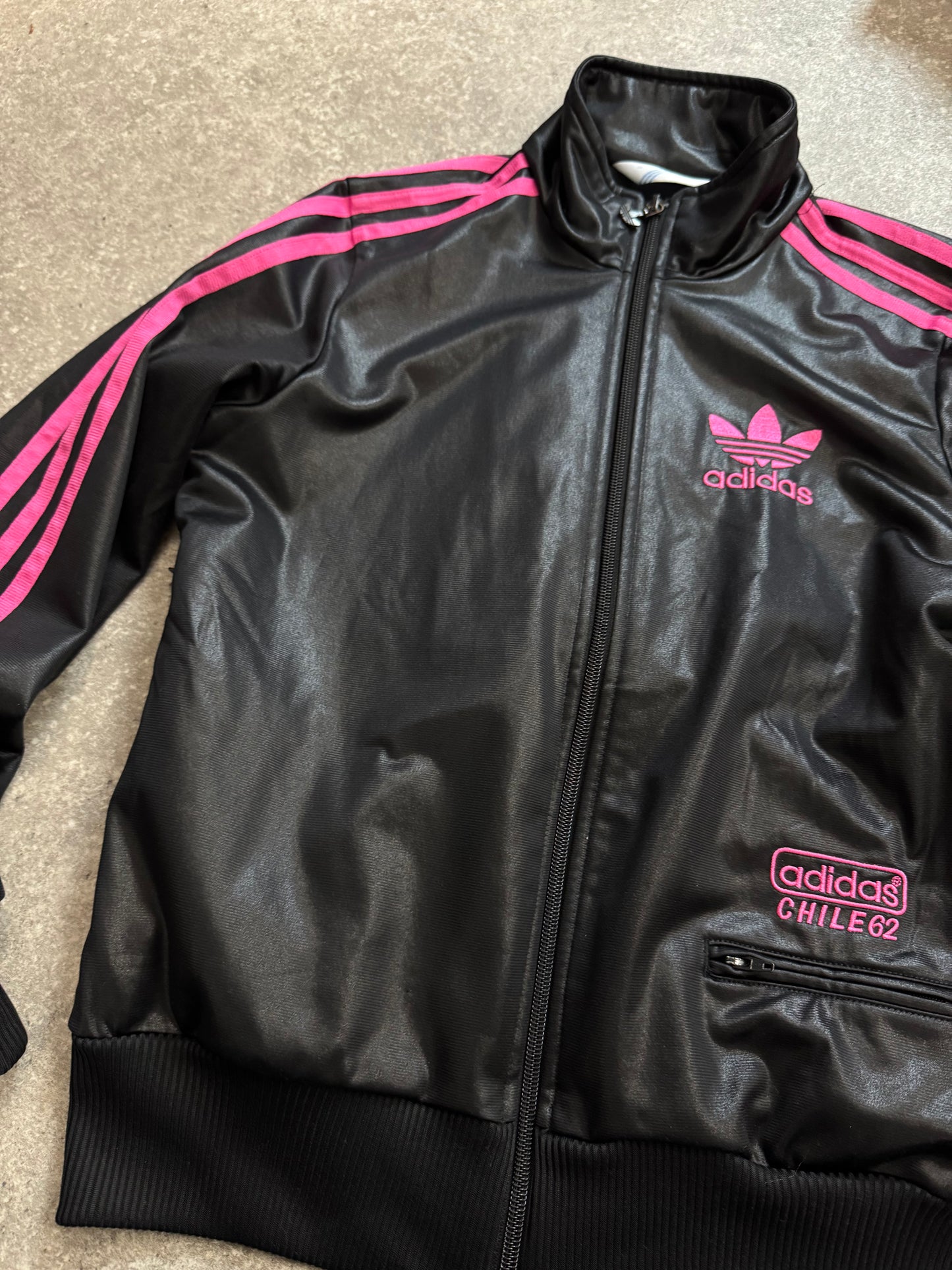 Adidas Wet Look Track Jacket (UK12)