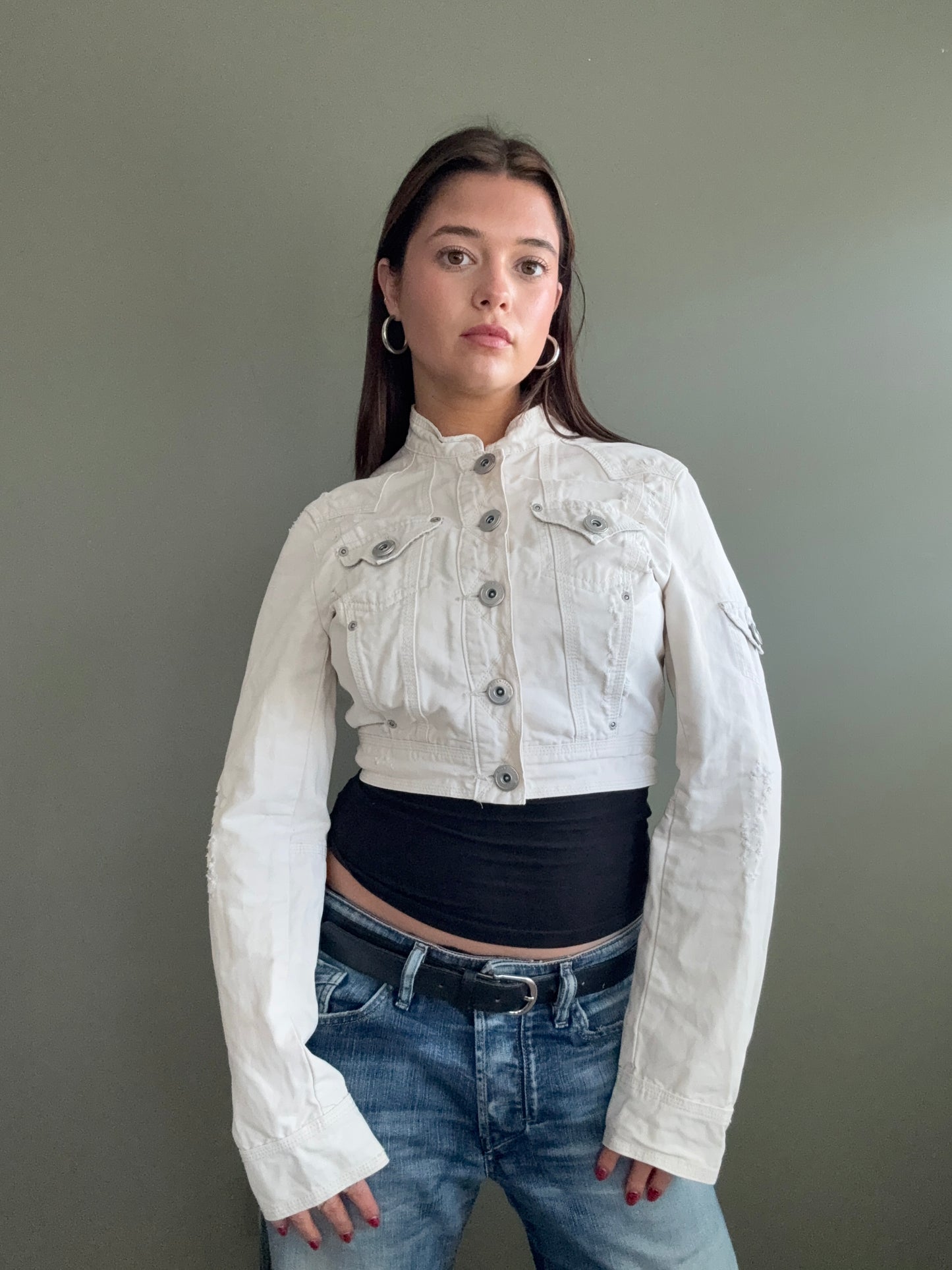 Cropped Y2K Jacket (UK14)