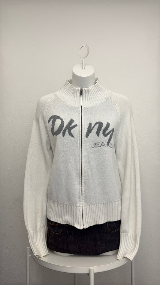DKNY Knit Zip Jumper (L)