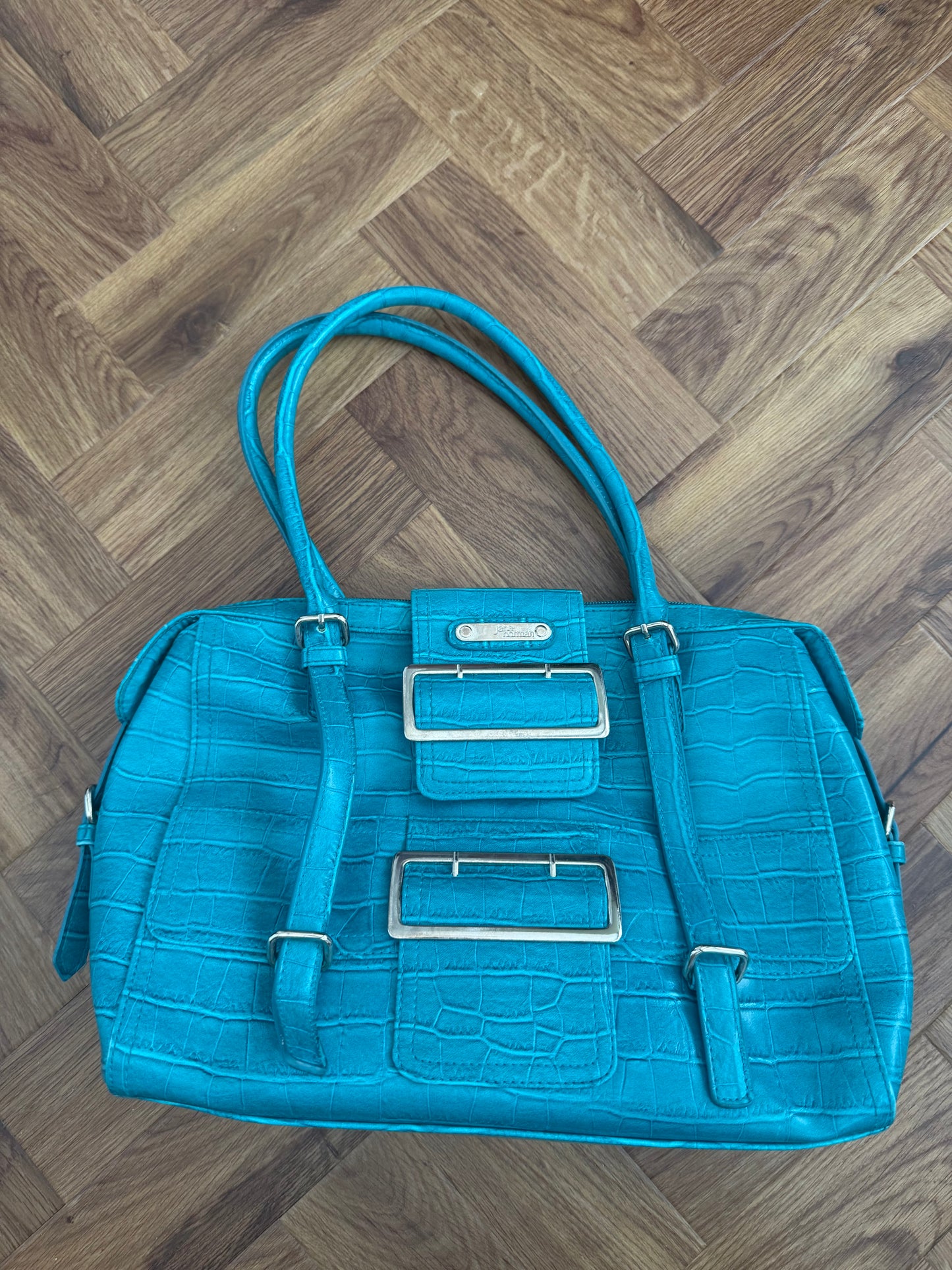 Jane Norman Turquoise Shoulder Bag