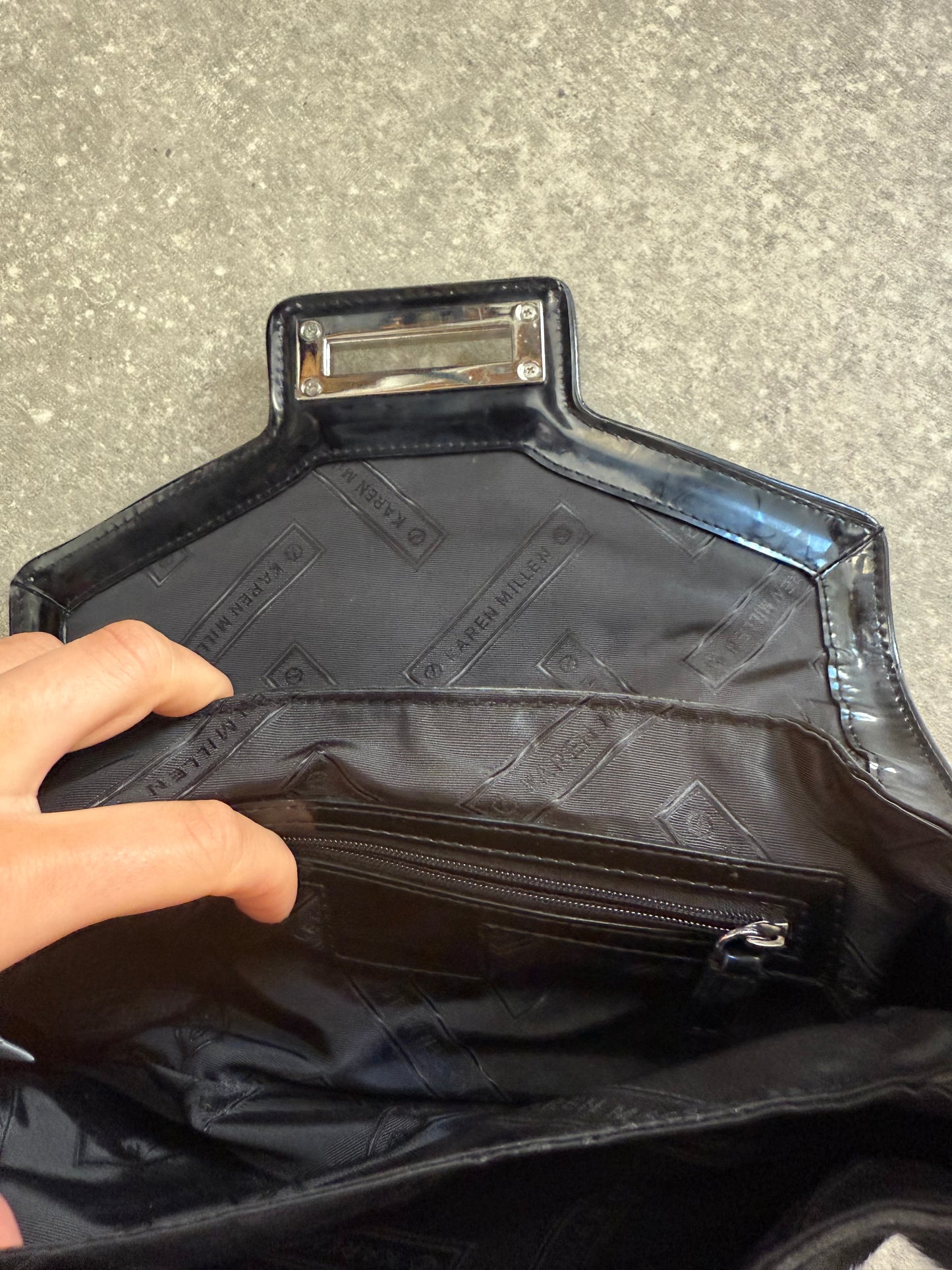 Karen Millen Leather Shoulder Bag