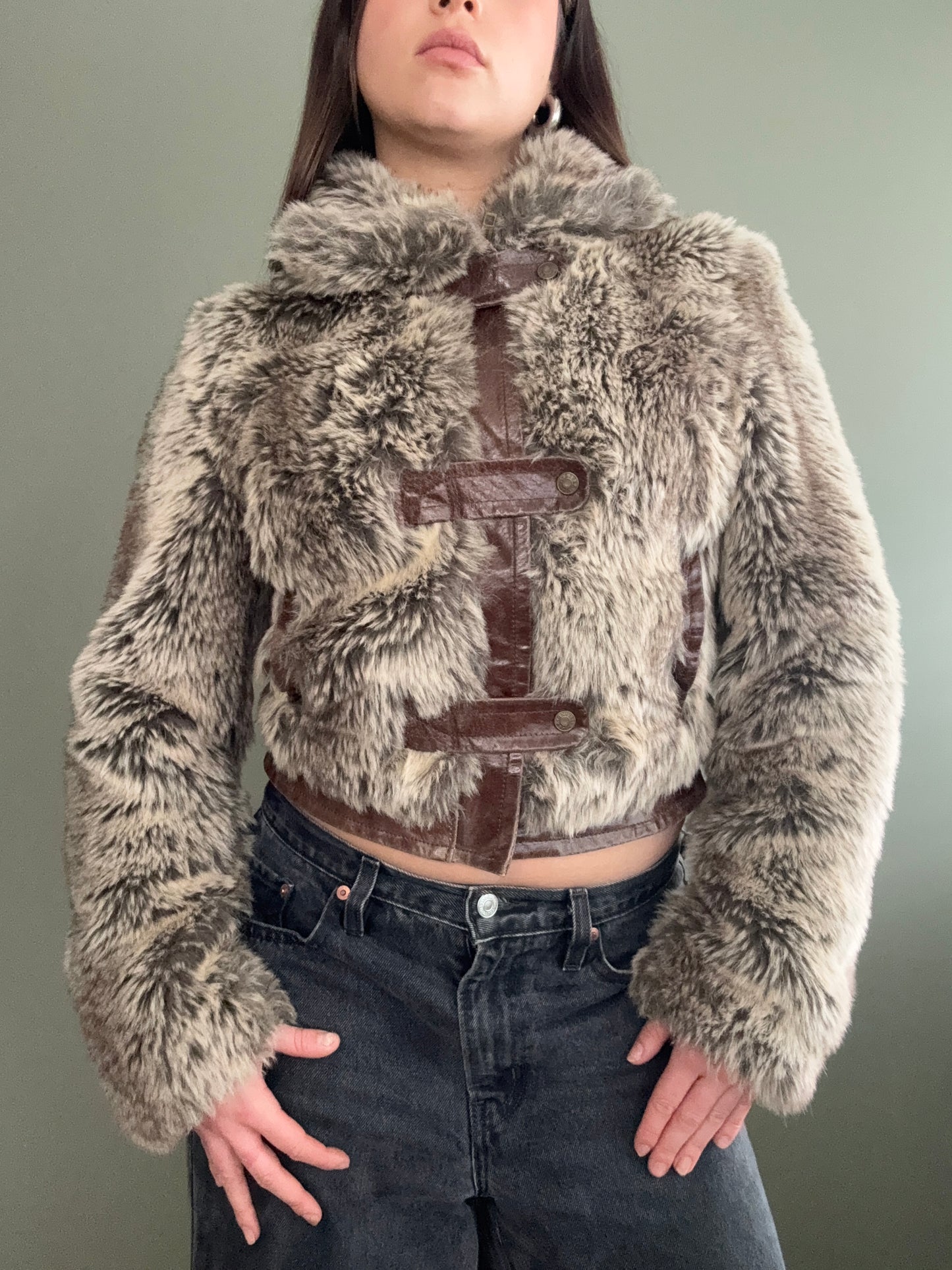 Faux Fur Jacket (UK10)