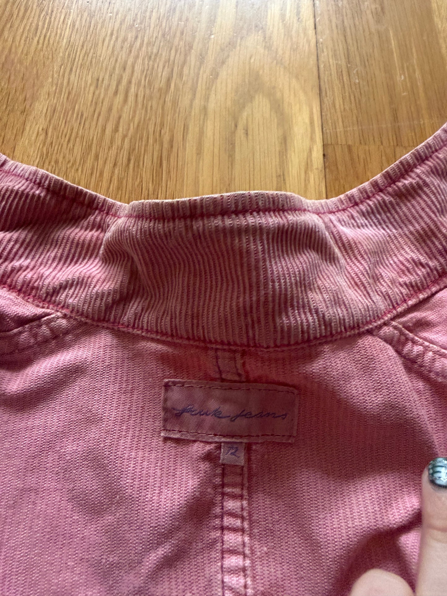 French Connection Pink Corduroy Jacket (UK12)