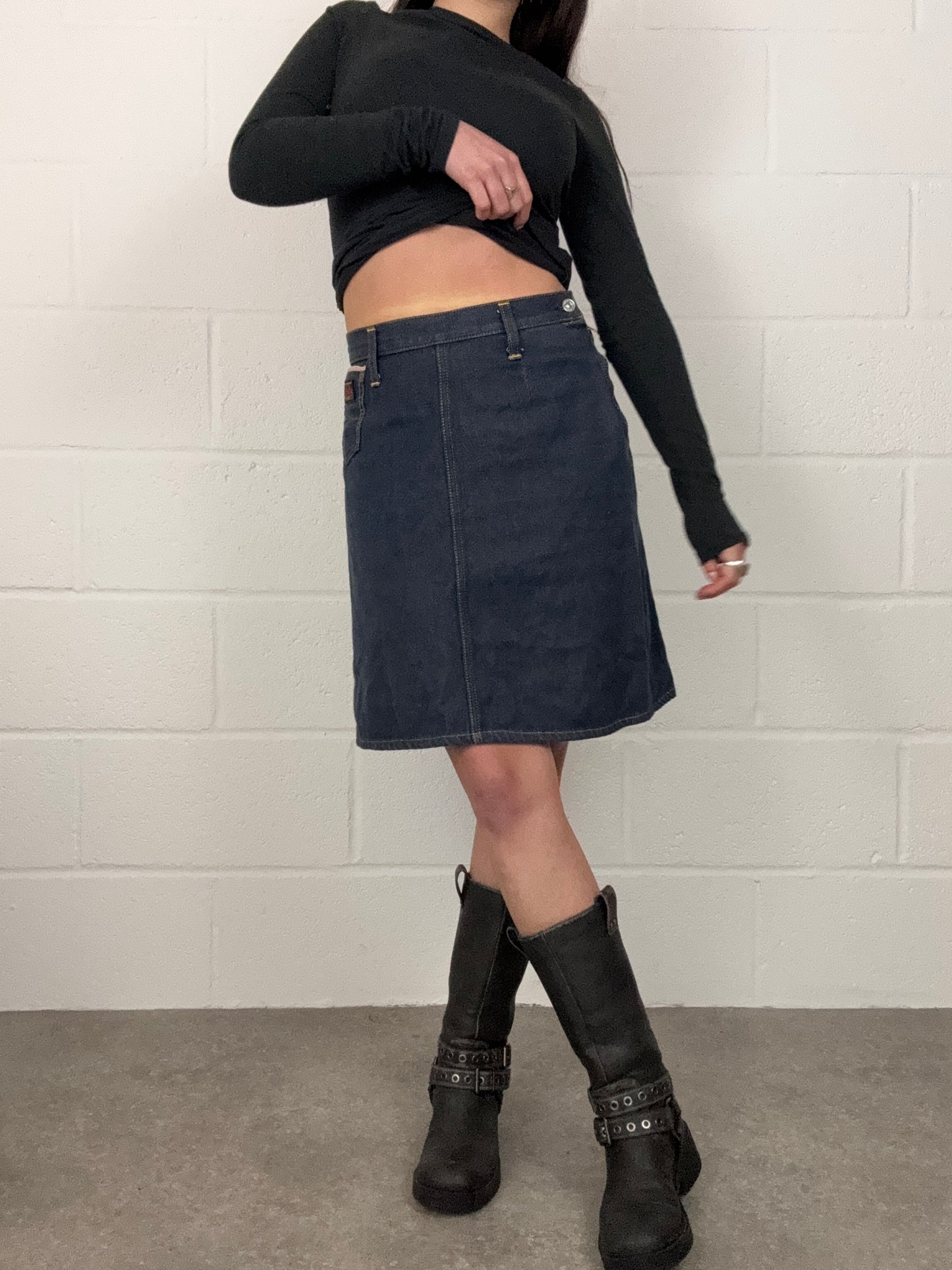 Evisu Denim Skirt (M)