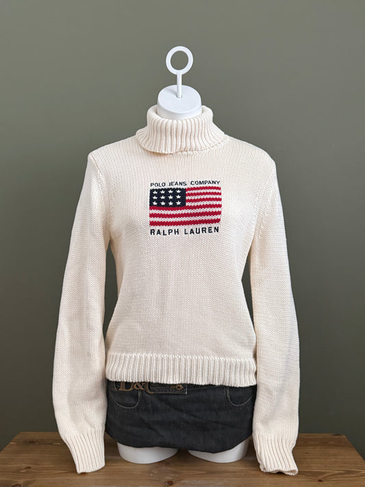 Ralph Lauren Knit Flag Jumper (L)