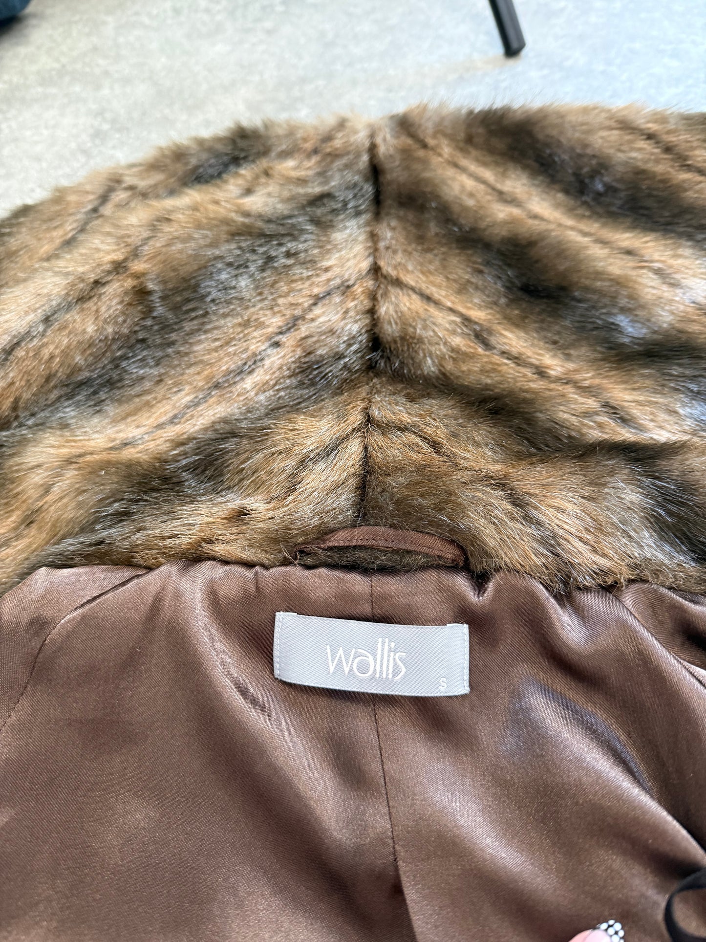 Faux Fur Jacket (S)