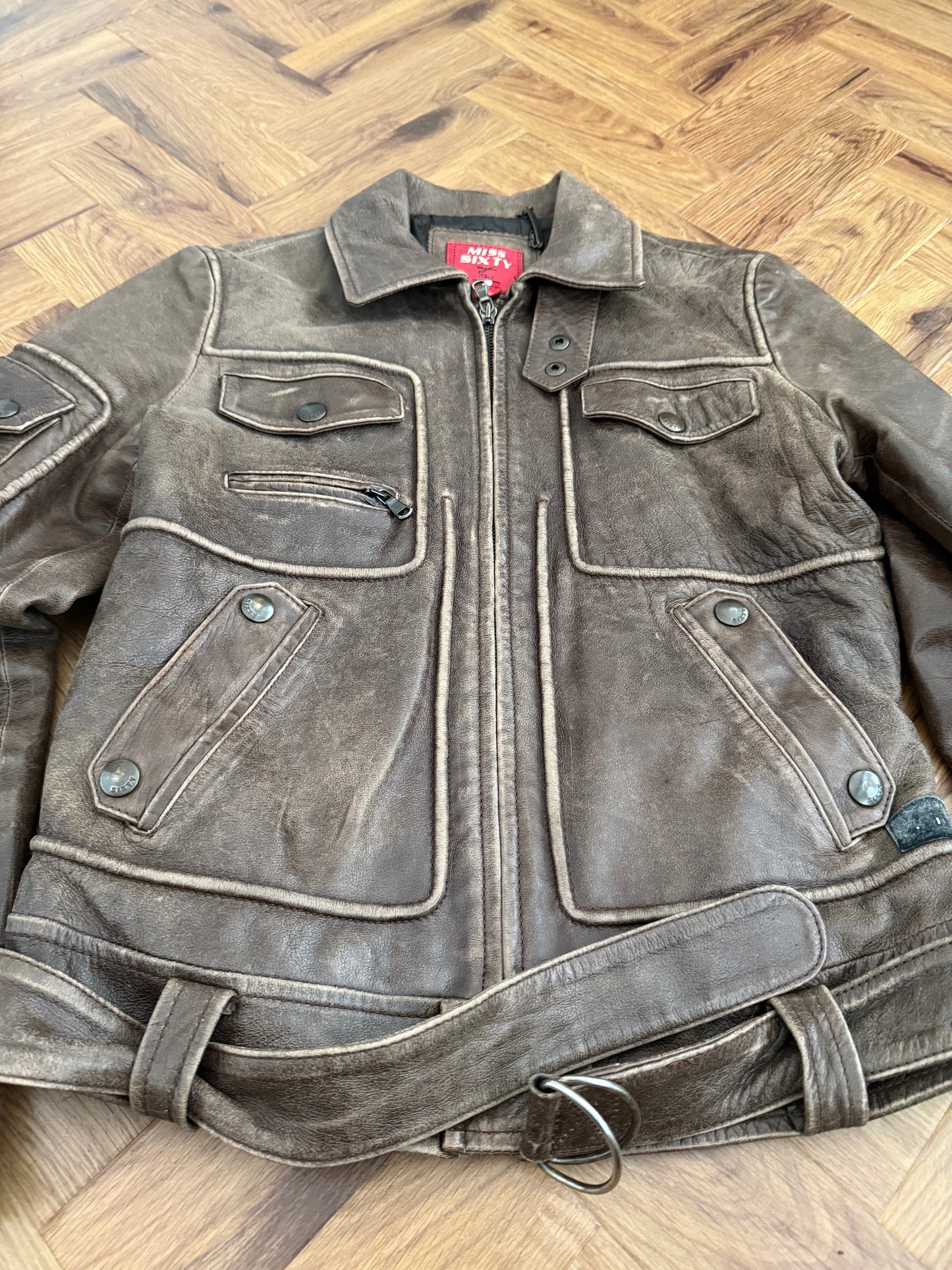 Miss Sixty Leather Jacket (M)