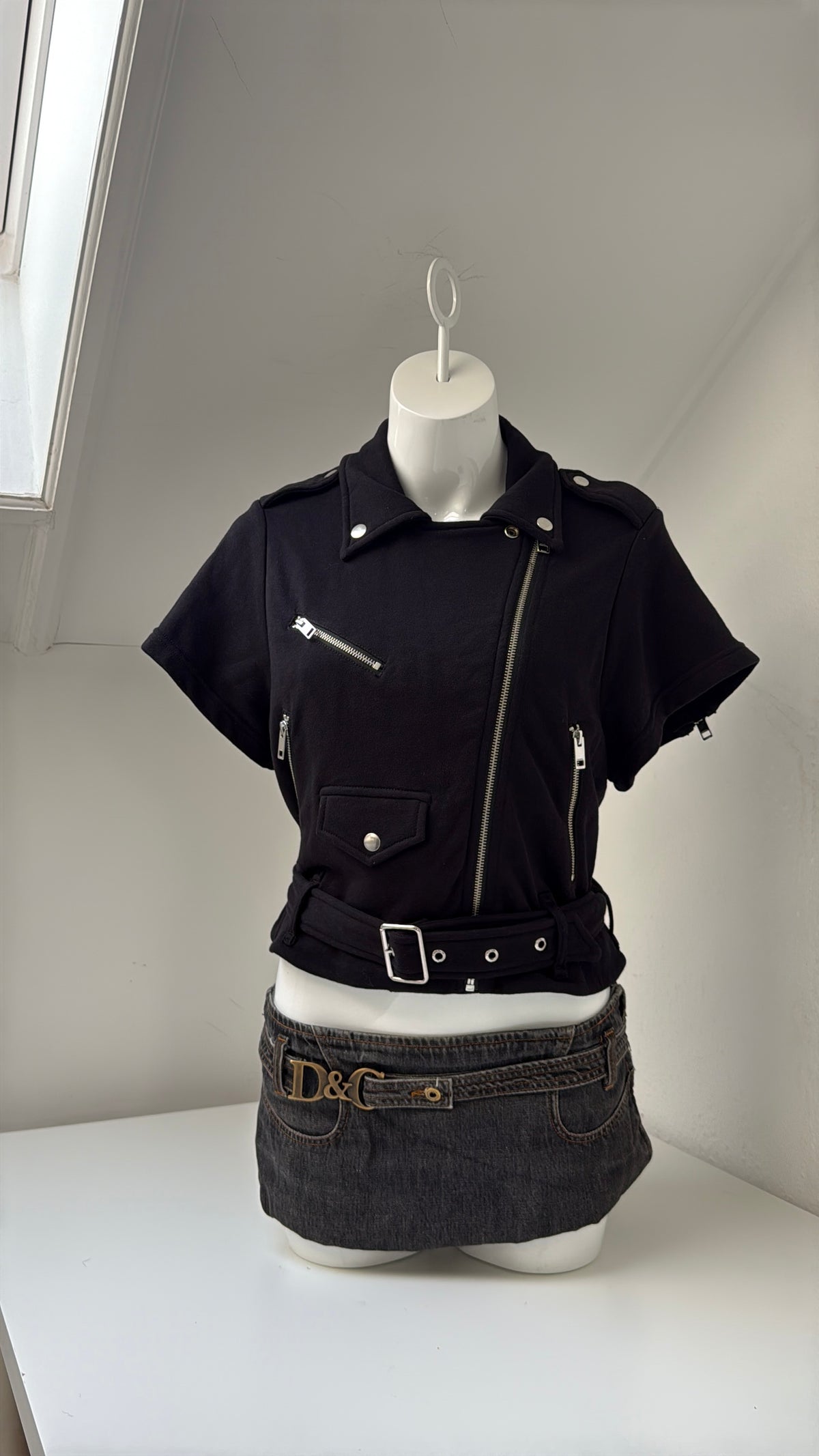 Diesel Shortsleeve Biker Jacket (S)