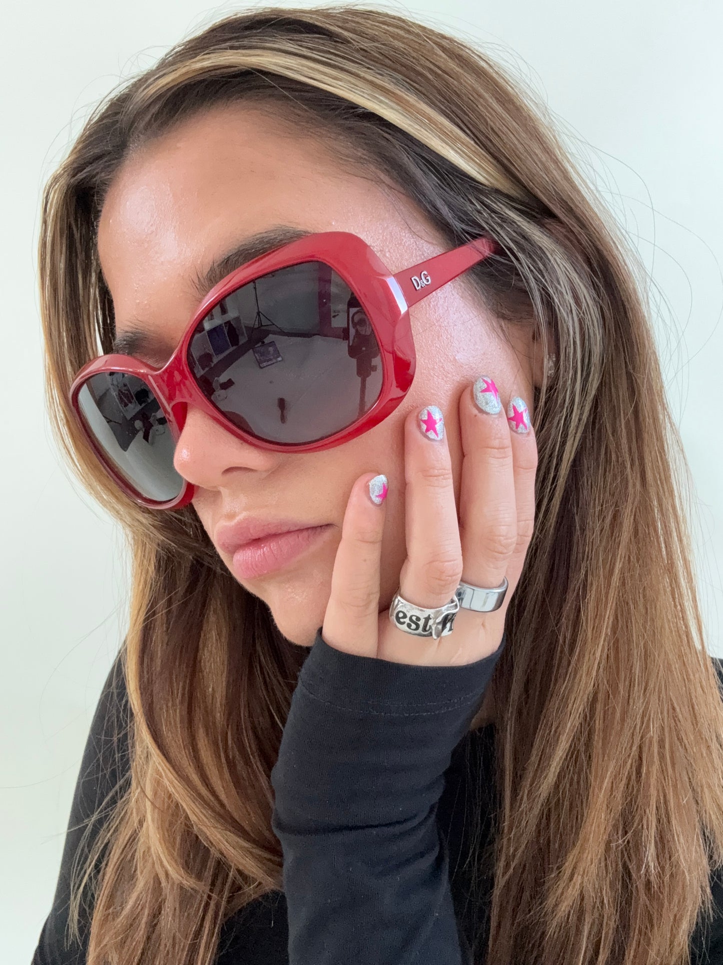 Dolce & Gabbana Red Sunglasses
