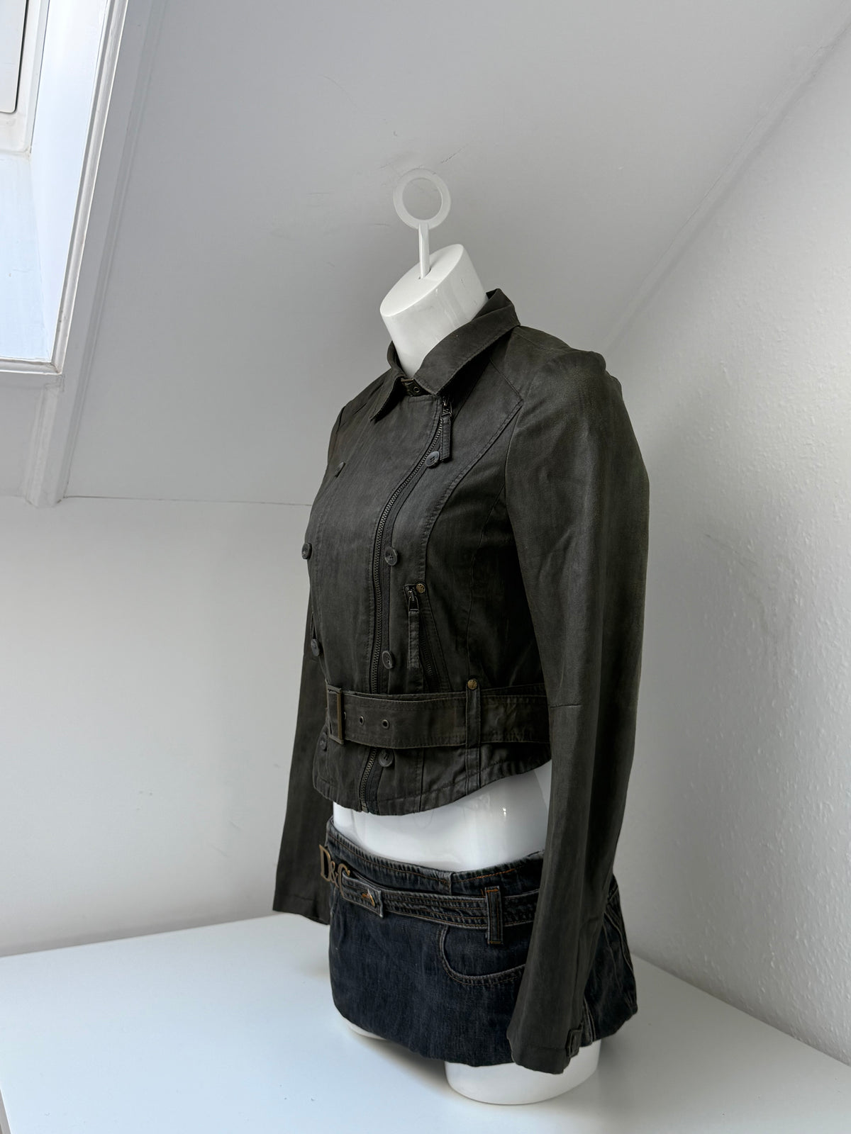 Vintage Asymmetric Jacket (S)