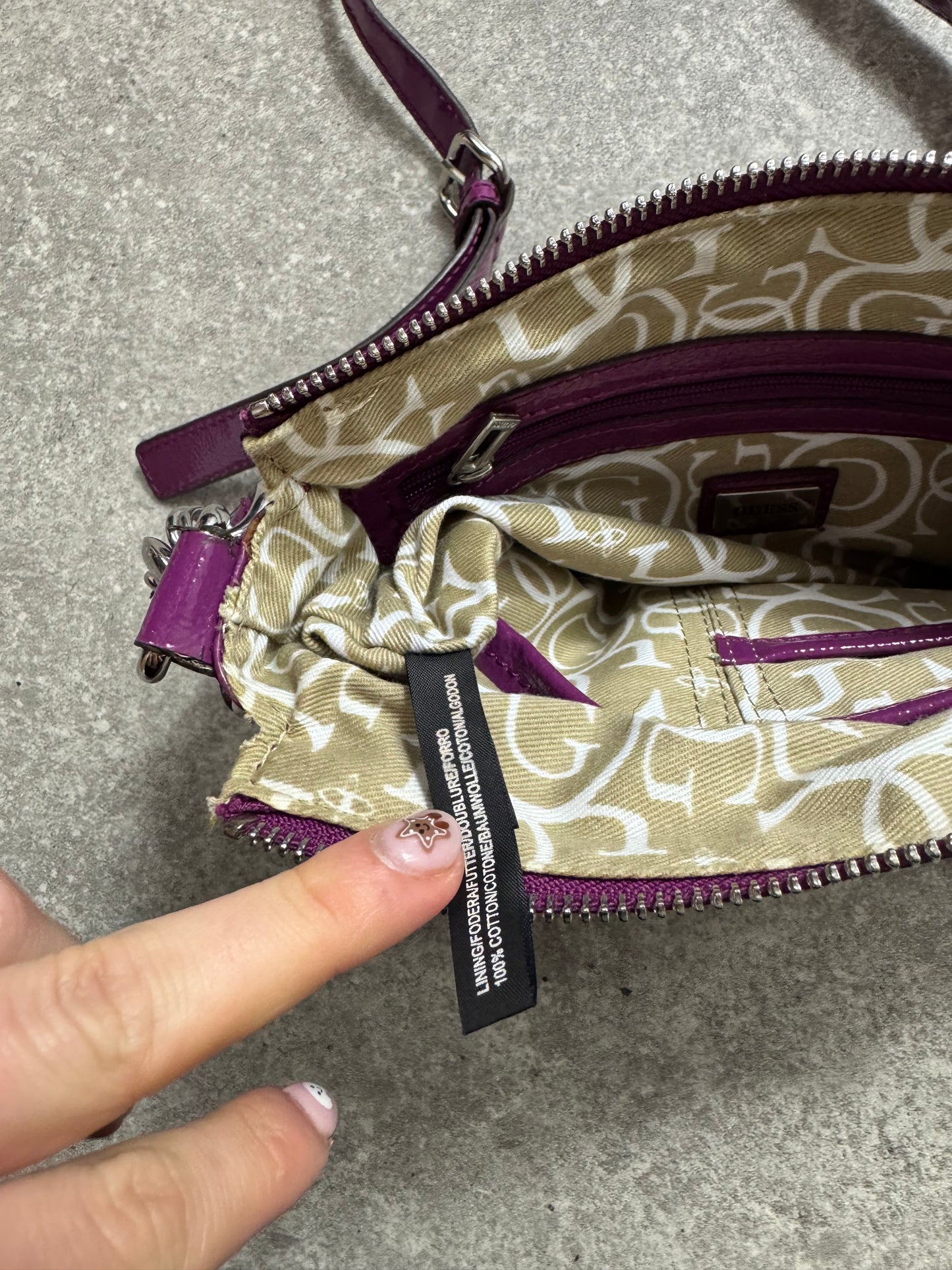 Guess Purple Bag