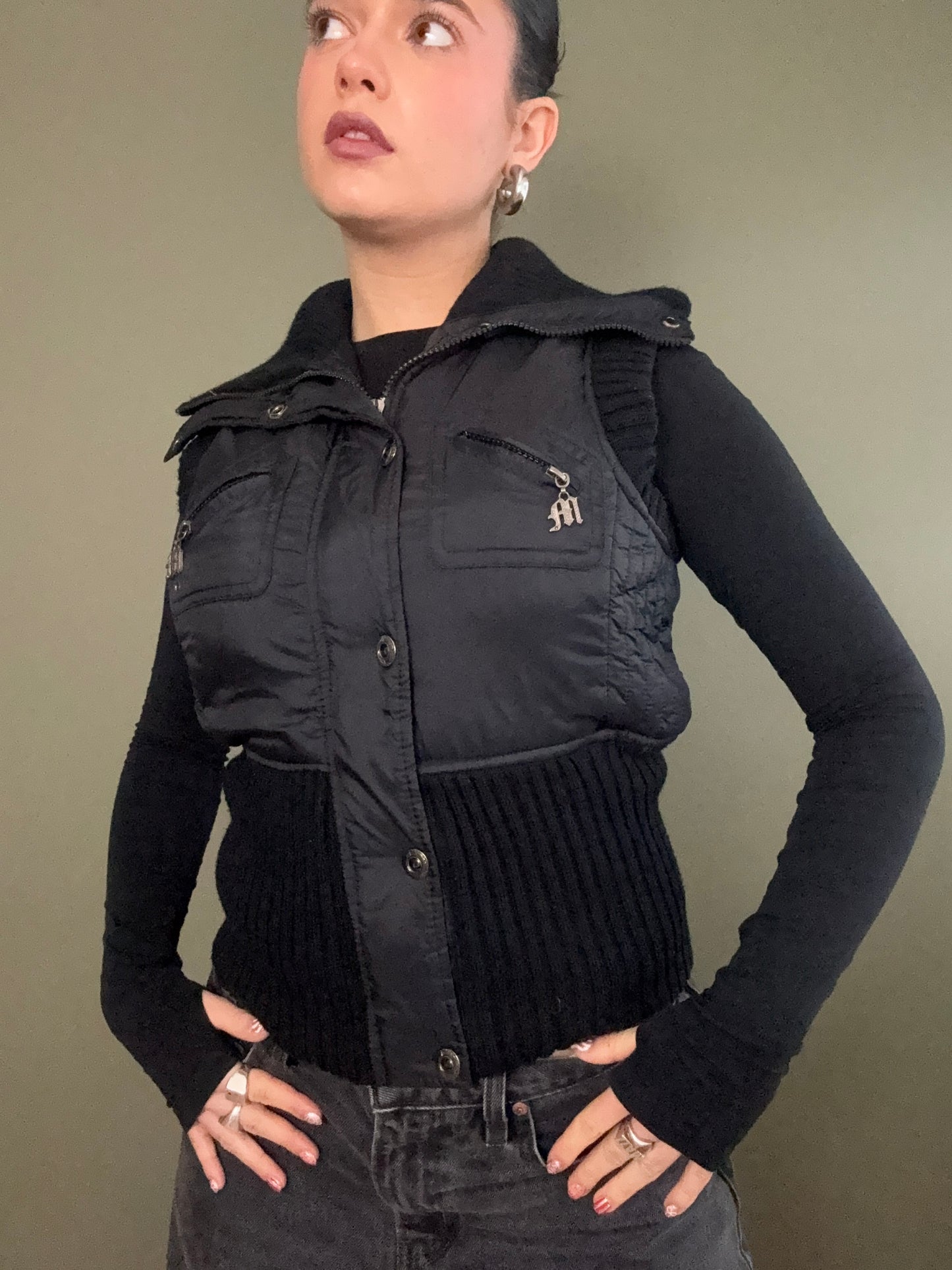 Y2K Fitted Gilet (S)