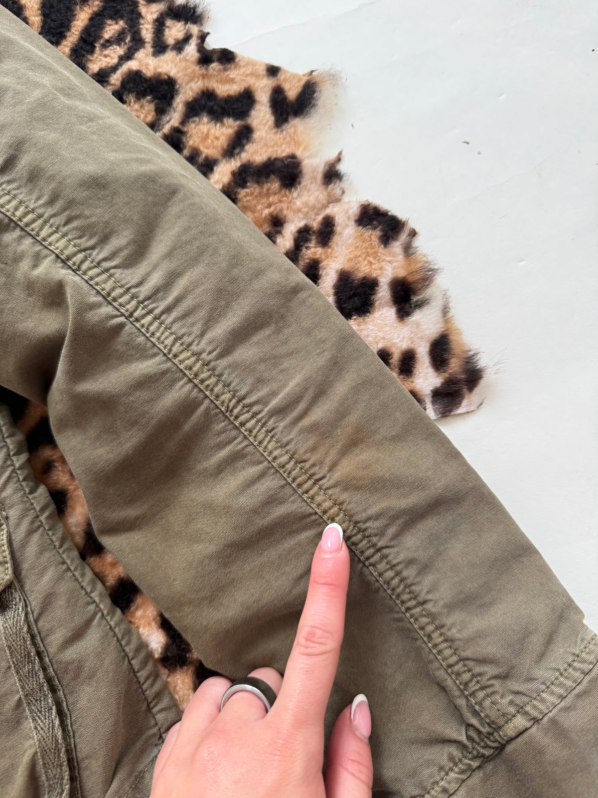 Hooch Khaki Utility Jacket (UK14)