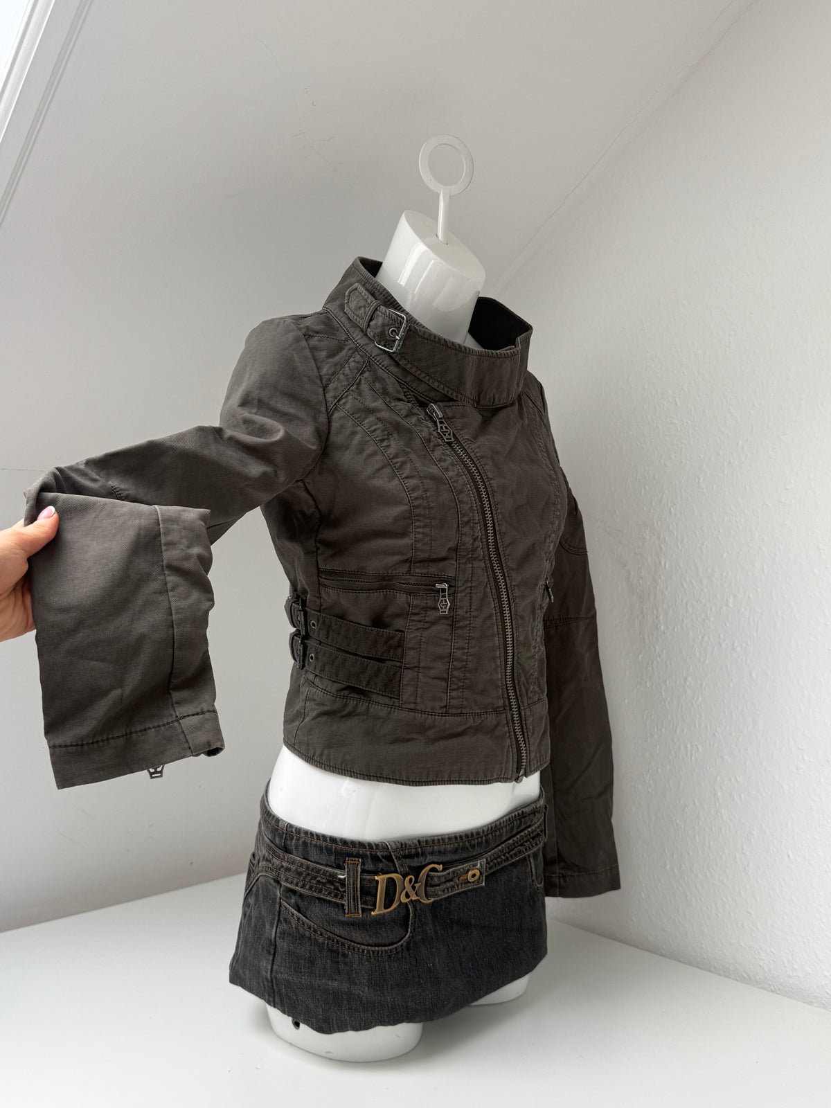 Cropped Diesel Utility Jacket (M)