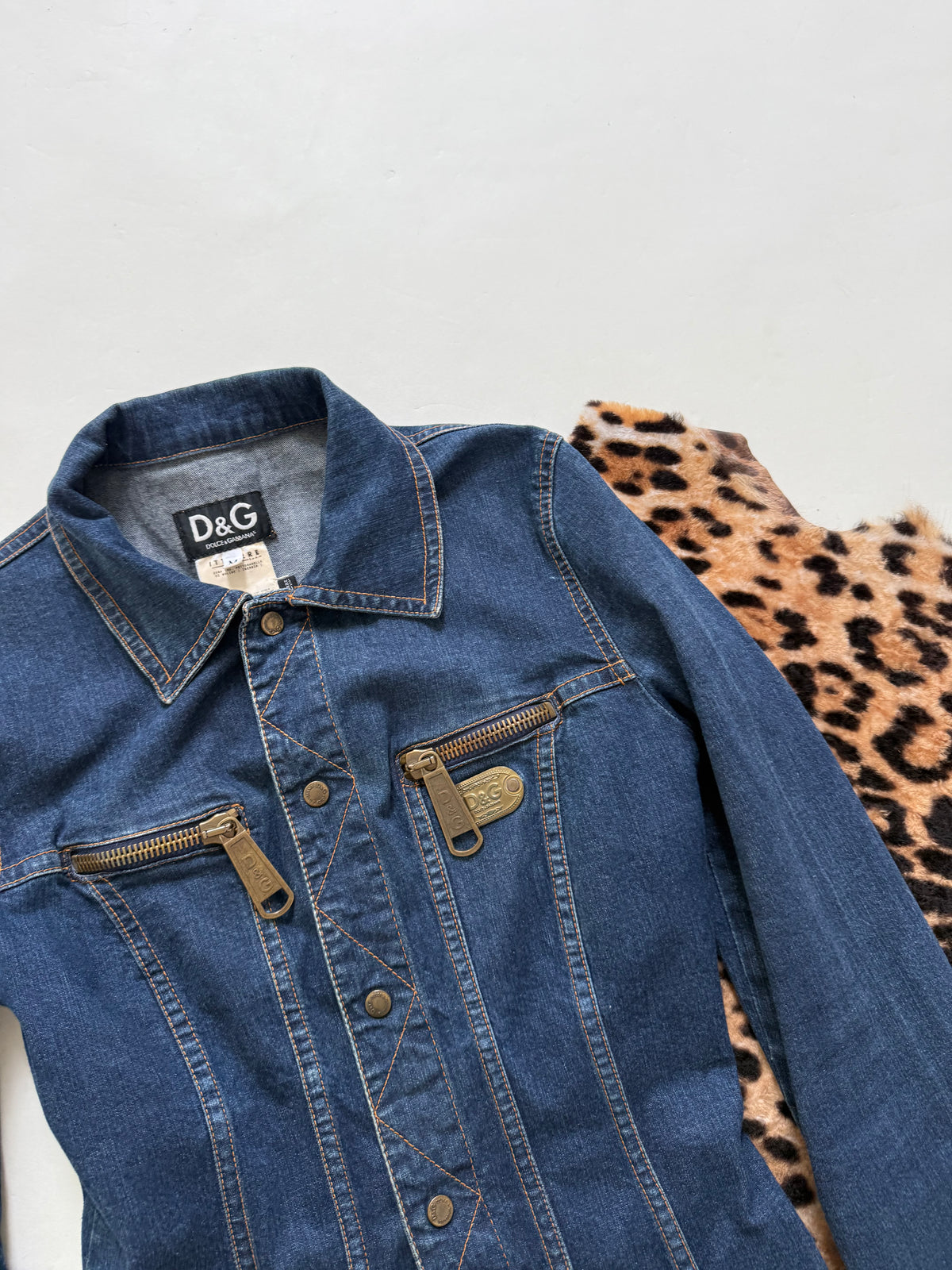 Vintage Dolce & Gabbana Fitted Denim Jacket (M)