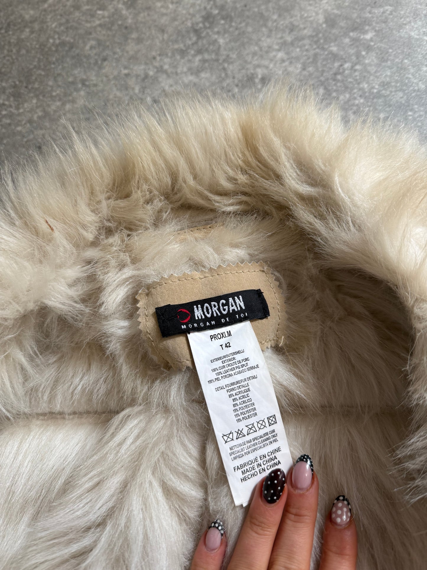 Morgan De Toi Faux Fur Gilet (M)