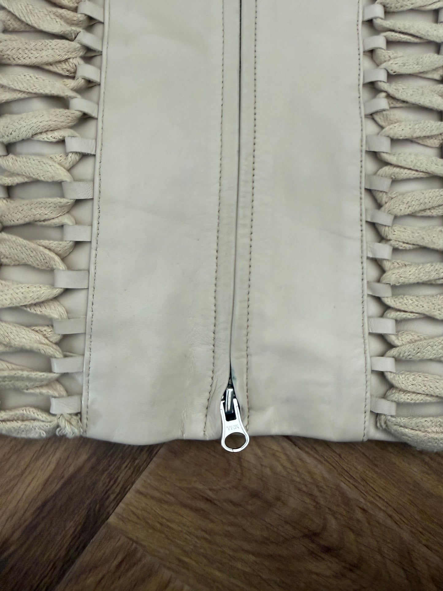 Leather Corset Style Jacket (UK10)
