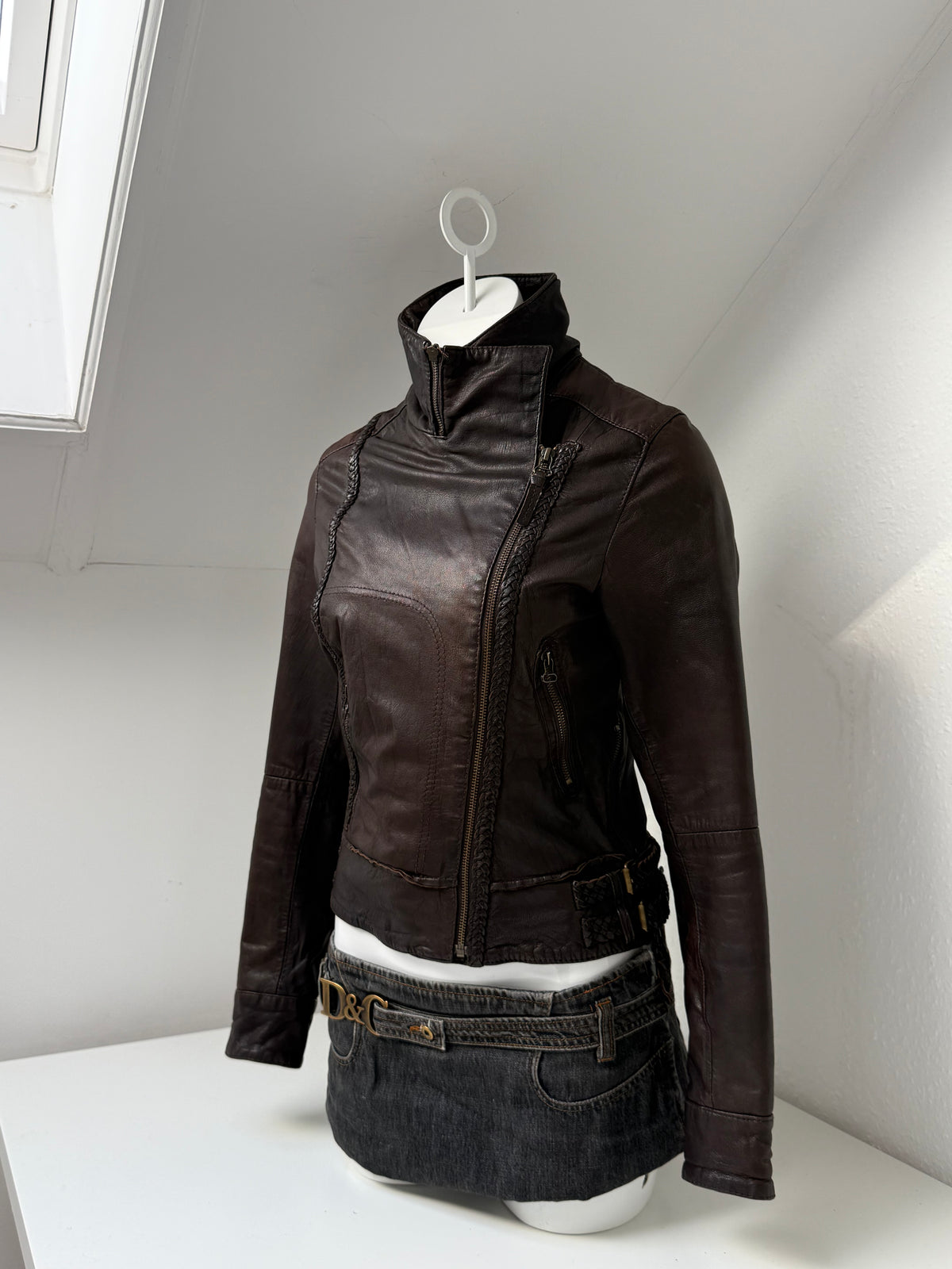 Allsaints Leather Jacket (UK10)