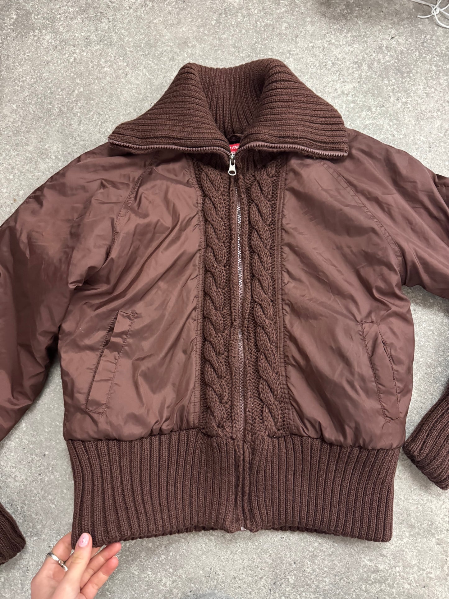 Brown Bomber Jacket (M)