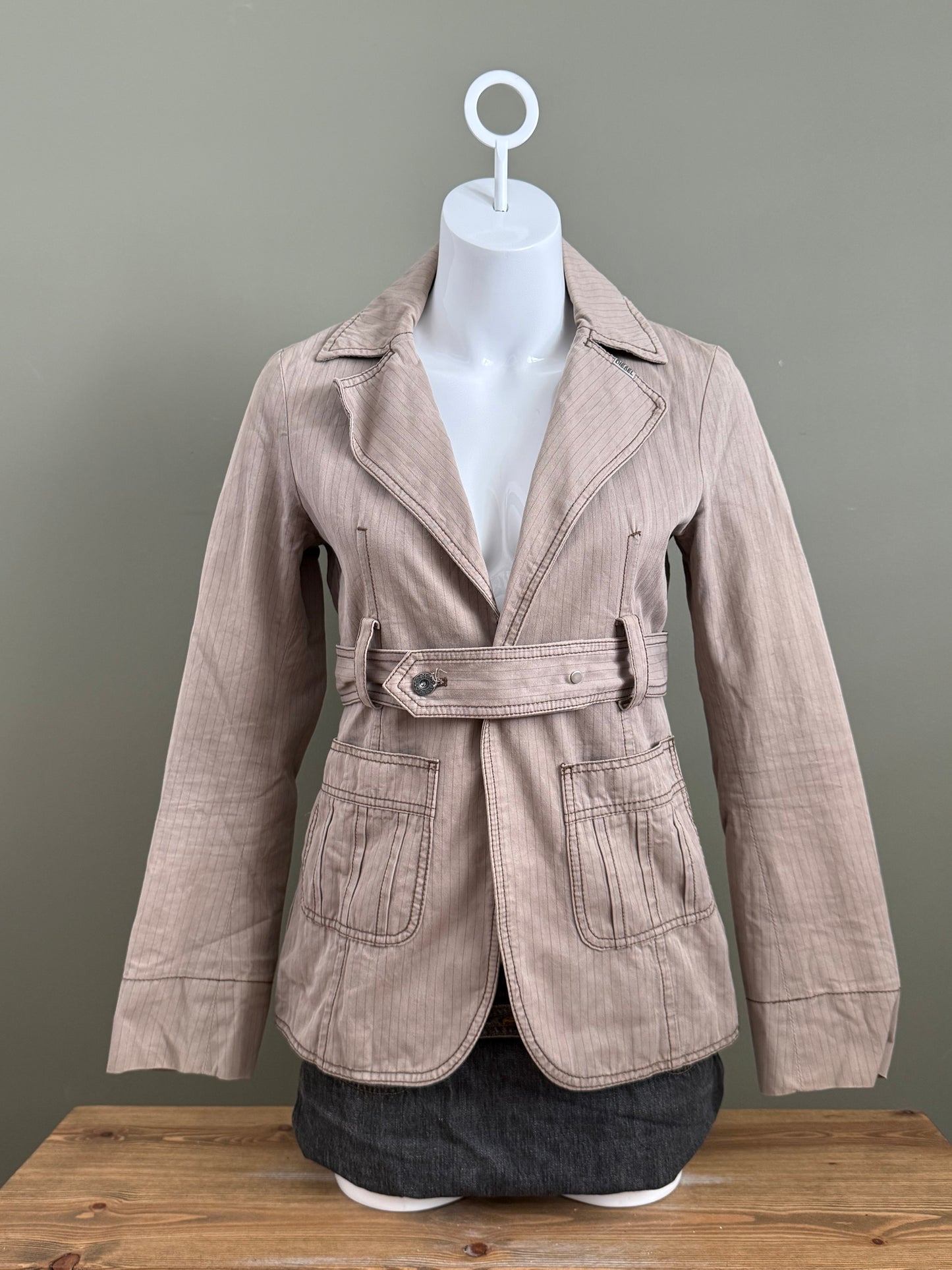 Diesel Pinstripe Blazer Jacket (M)