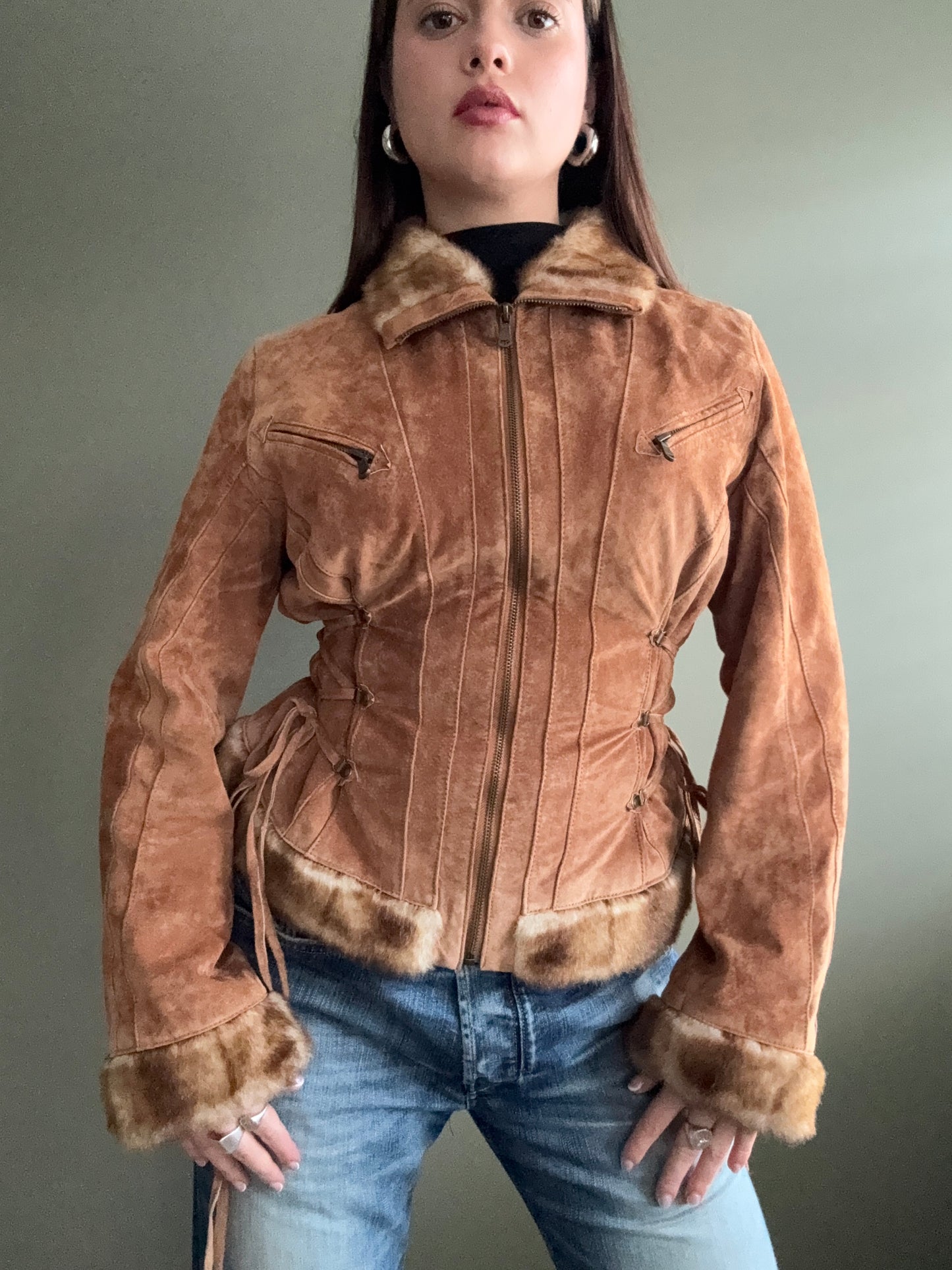 Suede Corset Jacket (S)