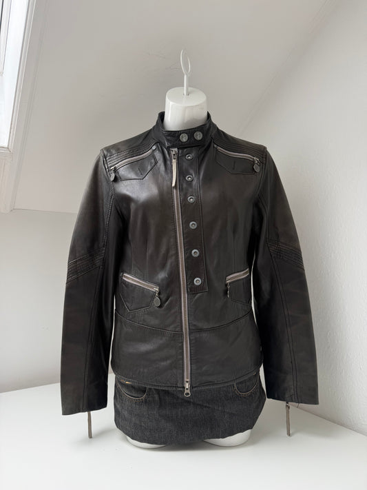 Firetrap Leather Jacket (L)