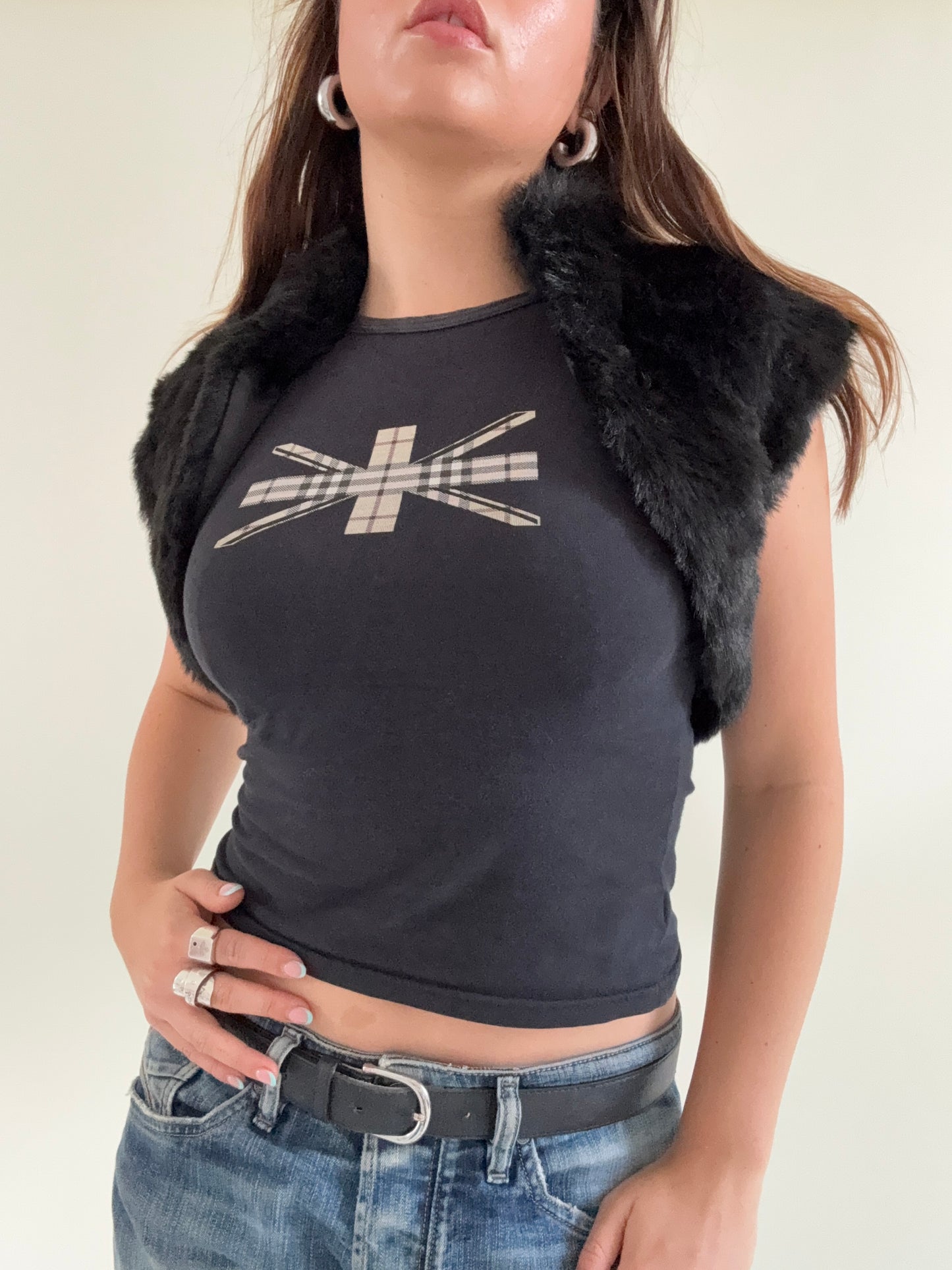 Jane Norman Faux Fur Bolero (UK8)