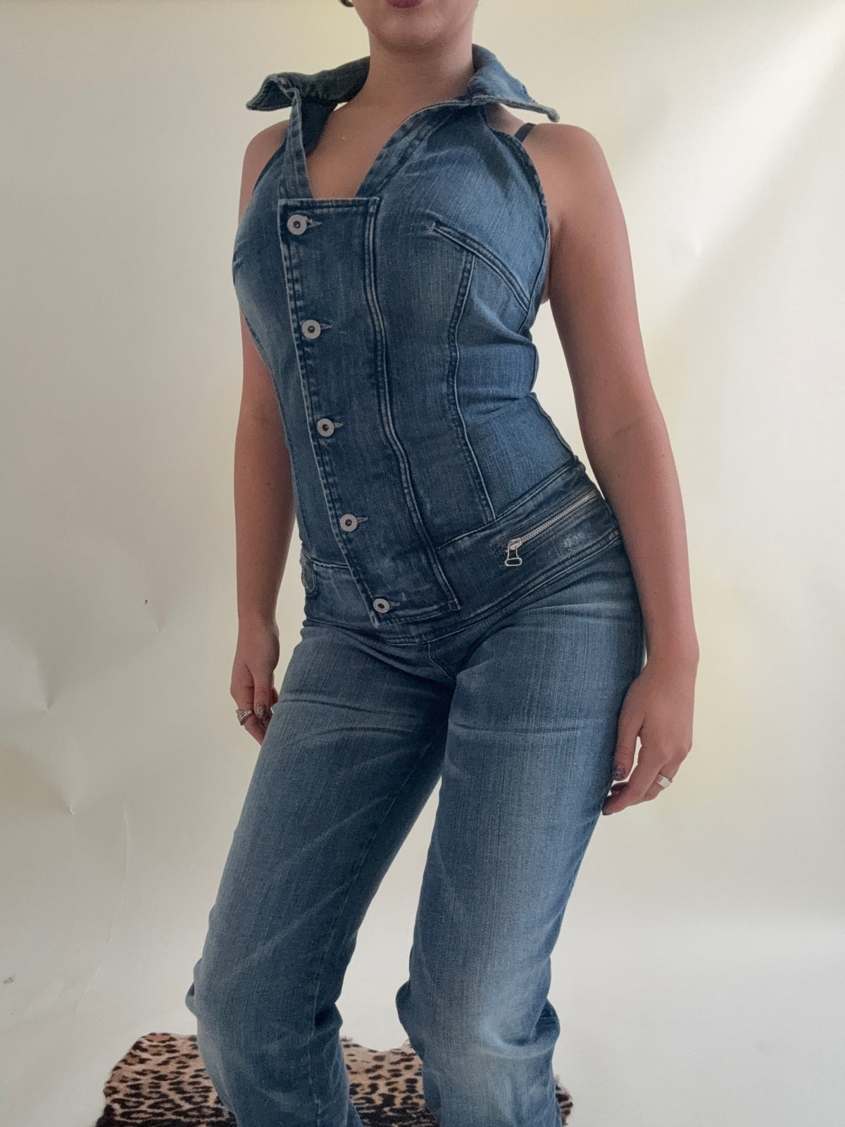 Vintage Diesel Denim Jumpsuit (M)