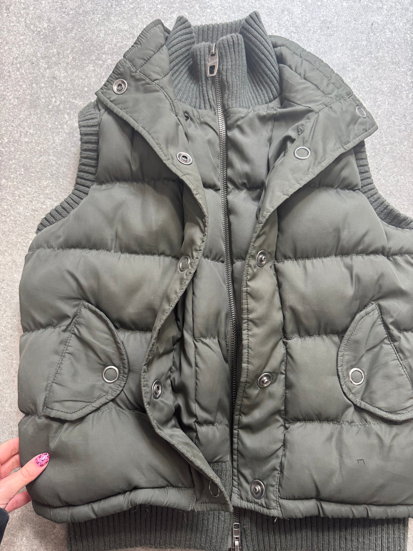 Y2K Puffer Gilet (M)