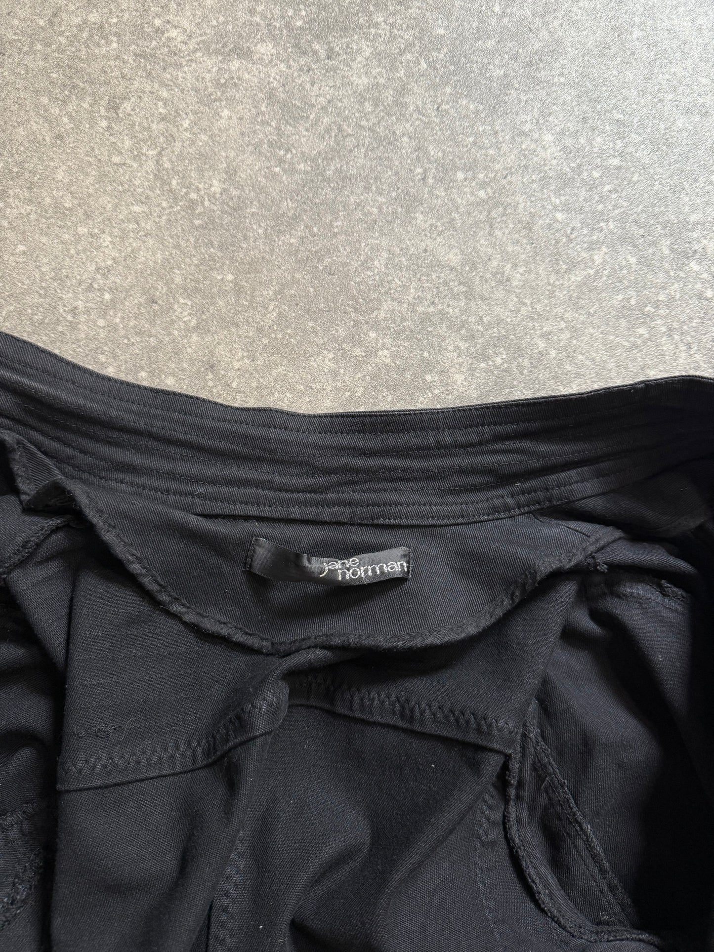 Jane Norman Fitted Black Jacket (UK10)