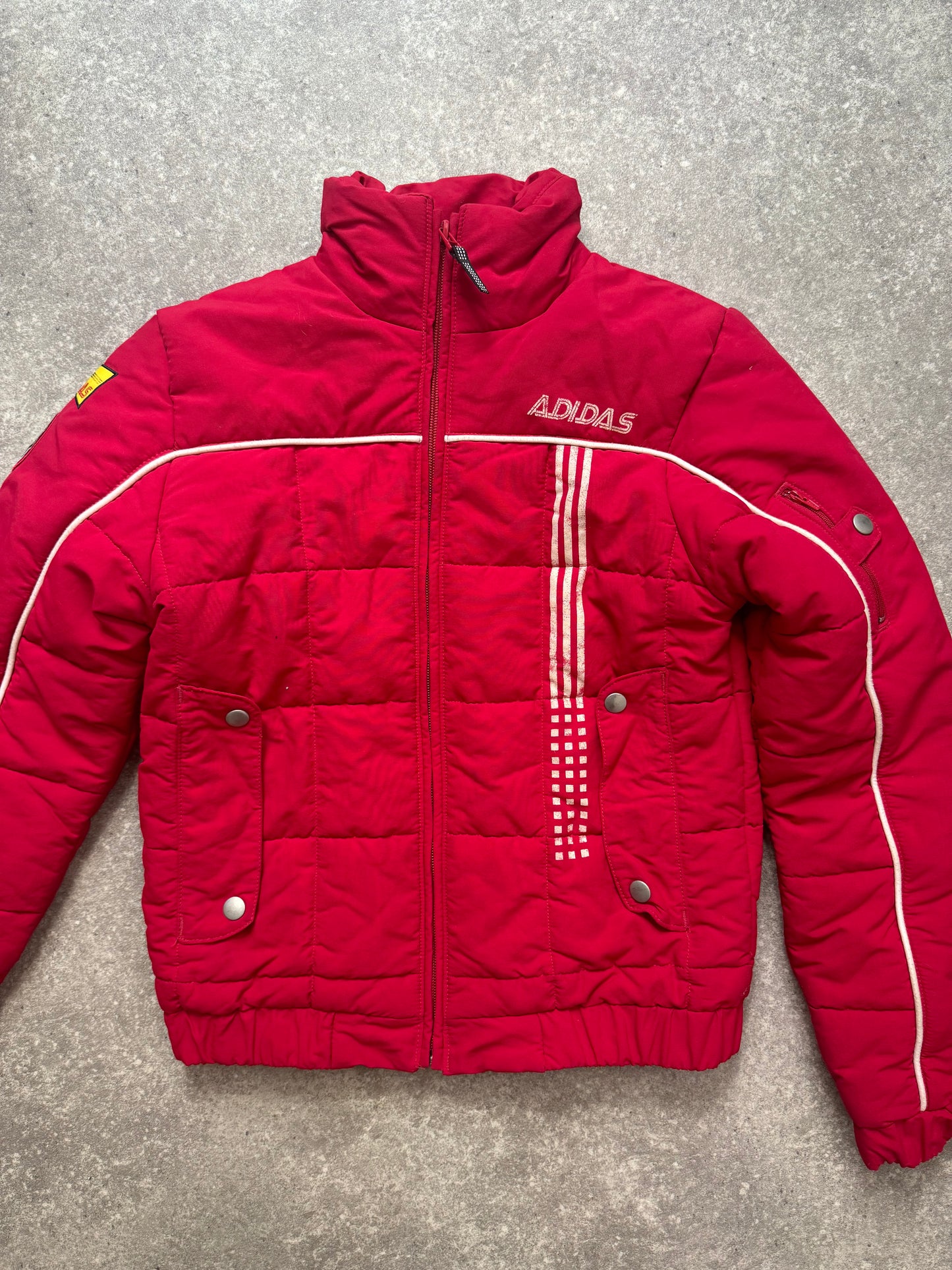 Red Adidas Puffer Jacket